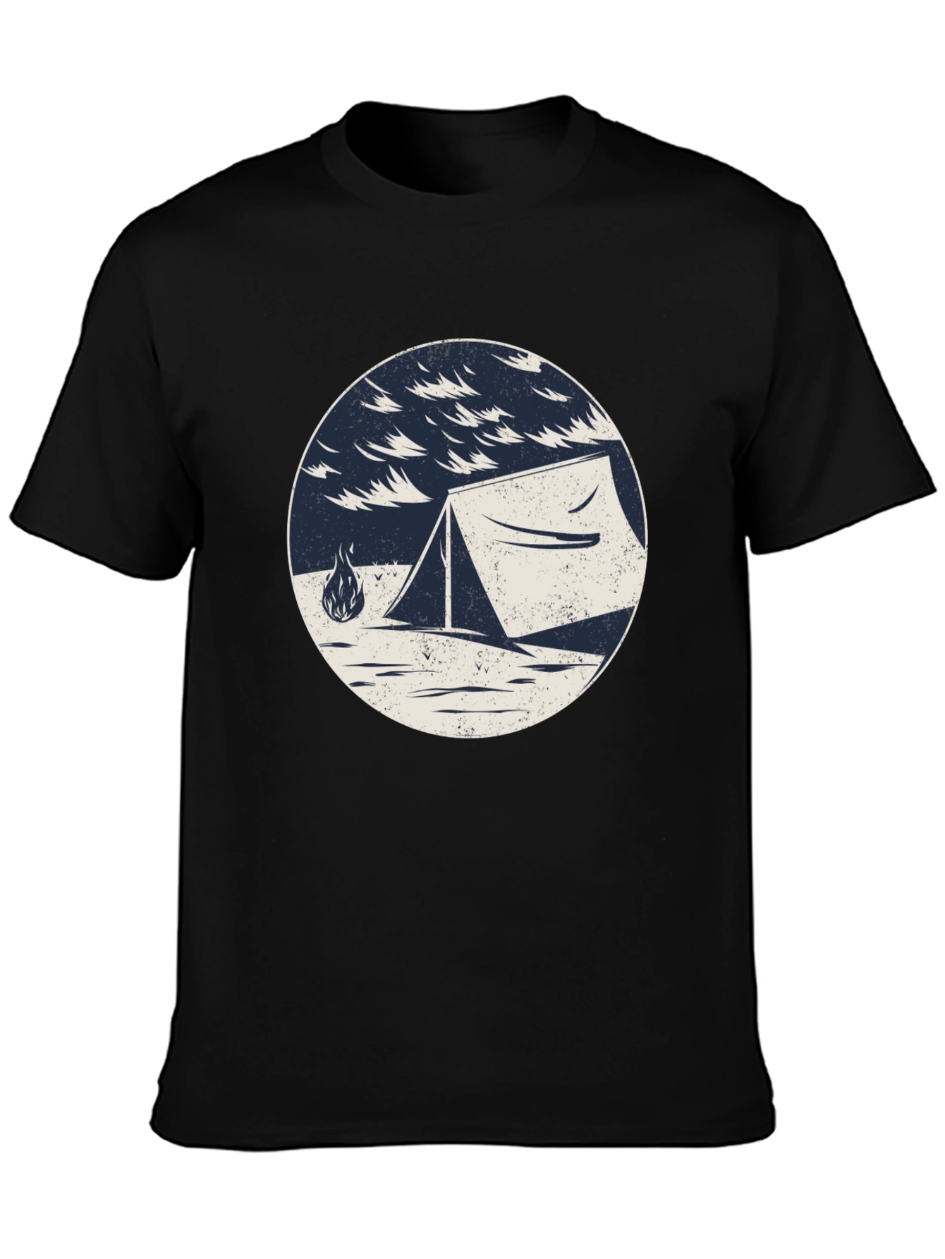 Camping Tent Graphic Tee - Outdoor Adventure Shirt