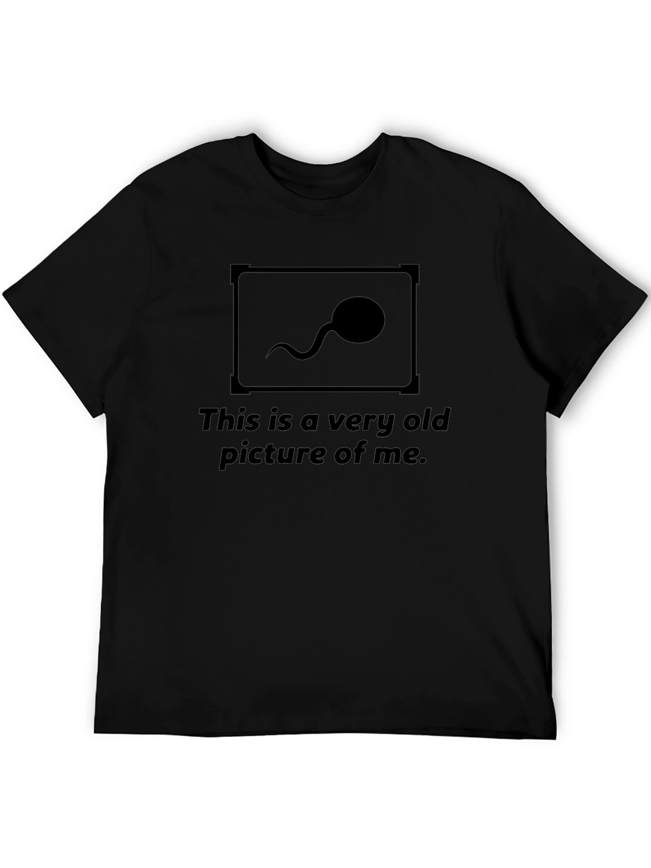 Funny Very Old Picture Graphic T-Shirt