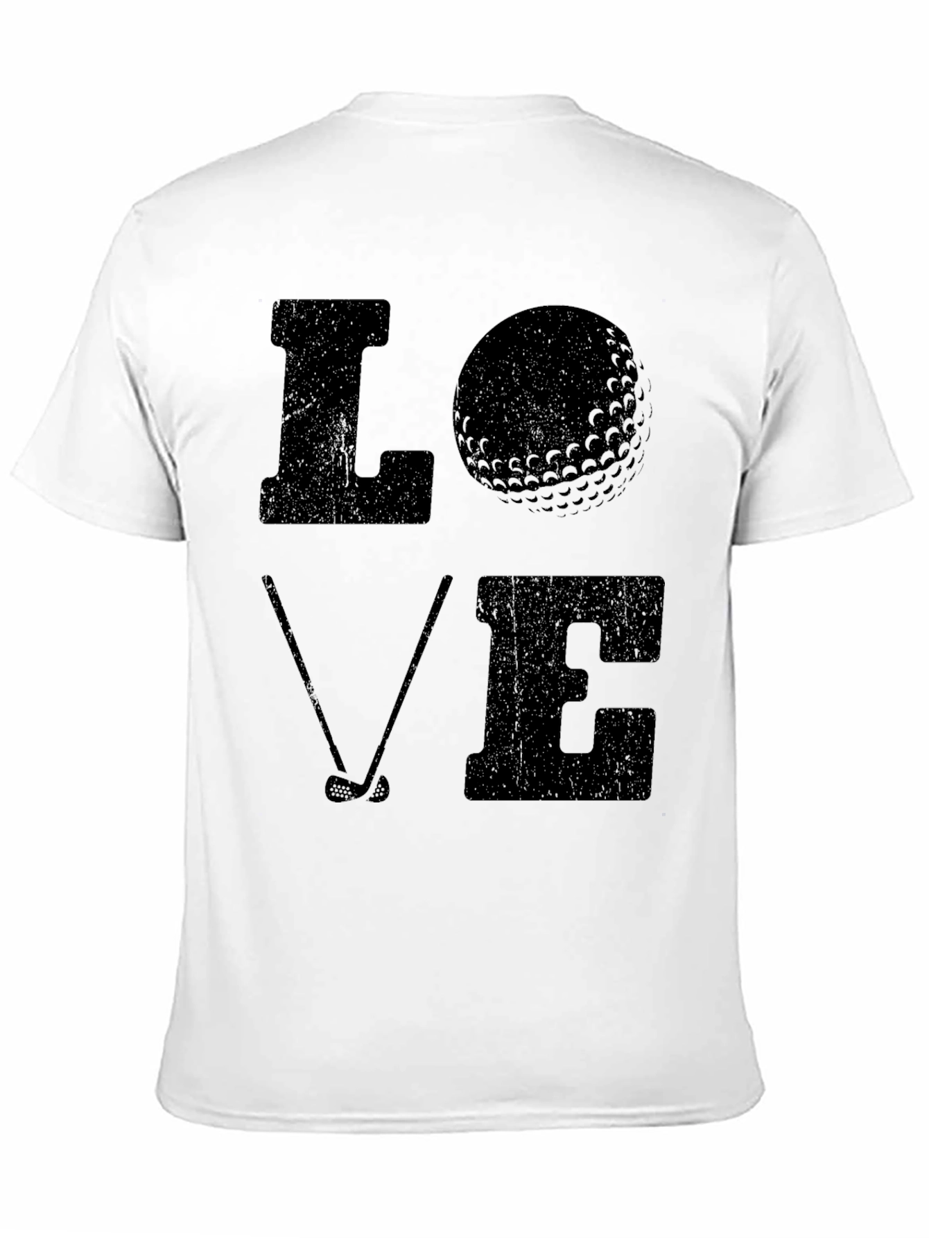 Love Golf T-Shirt - Black Graphic Tee