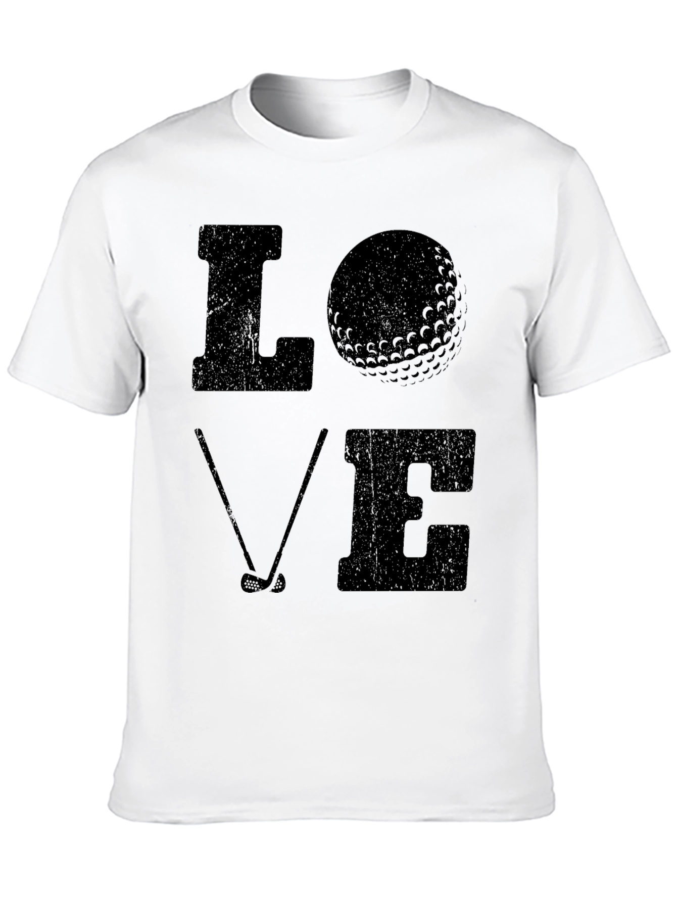 Love Golf T-Shirt - Black Graphic Tee