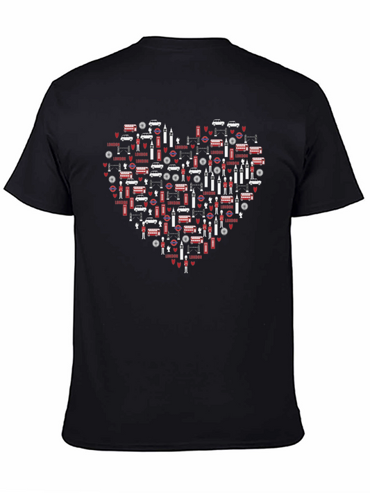 London Love Black T-Shirt