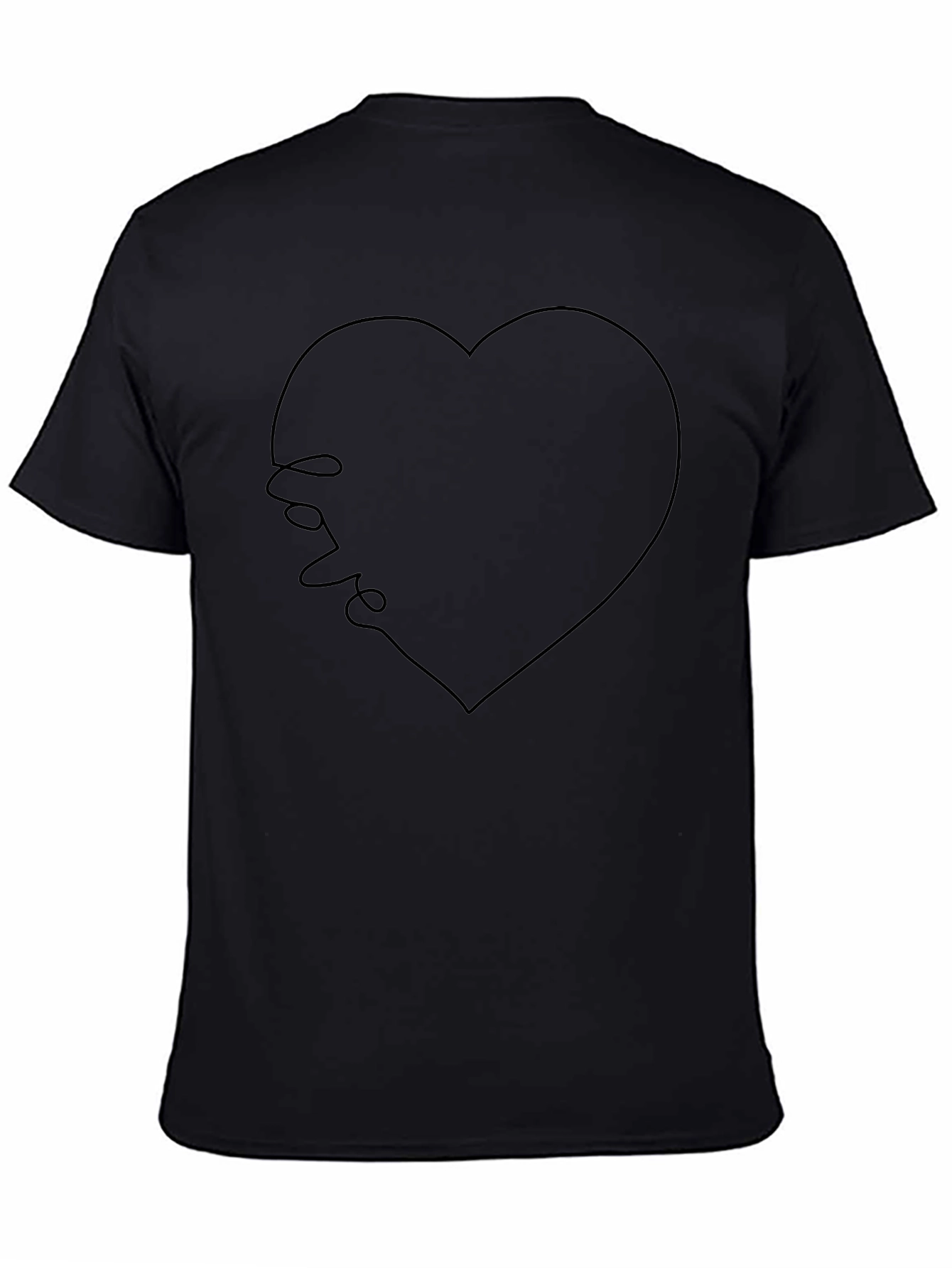 Love Heart T-Shirt - Minimalist Design