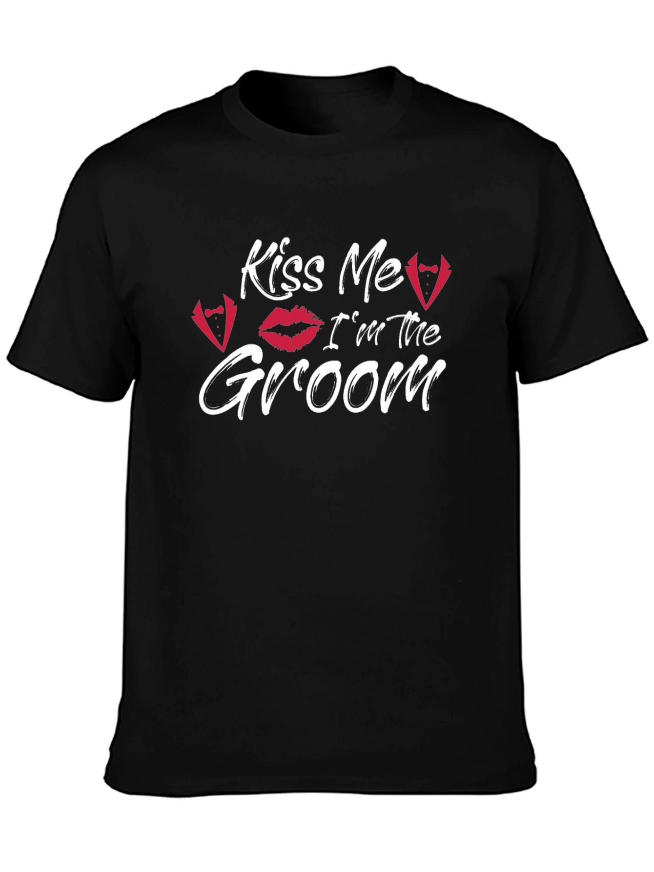 Kiss Me Im The Groom T-Shirt Wedding Apparel