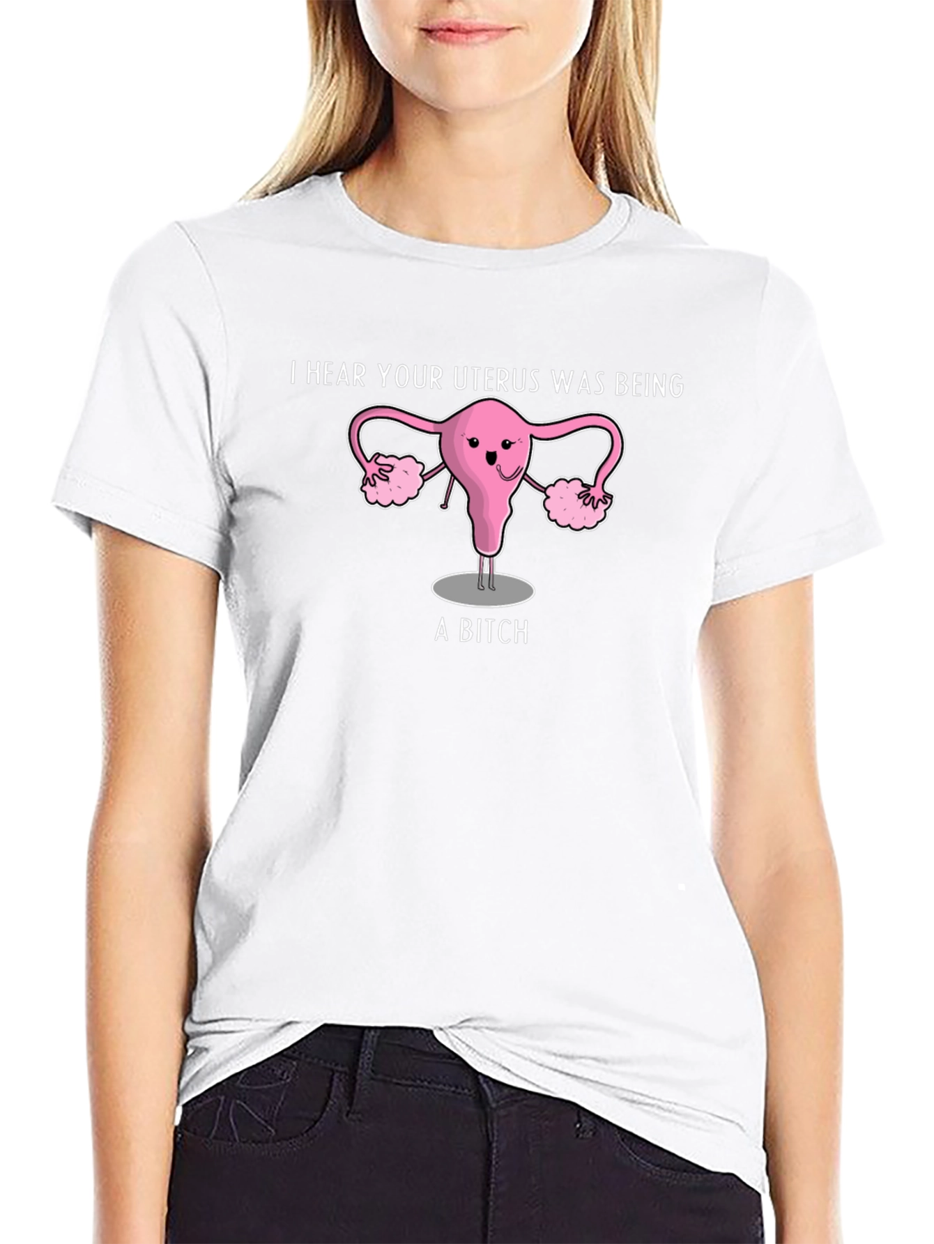 Funny Uterus Graphic T-Shirt
