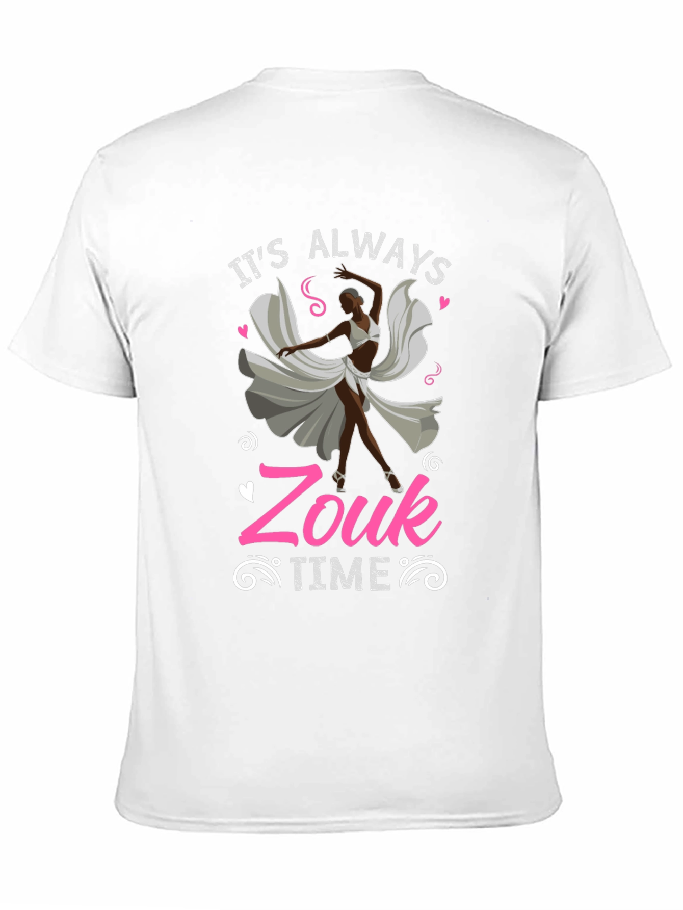 Its Always Zouk Time Black T-Shirt