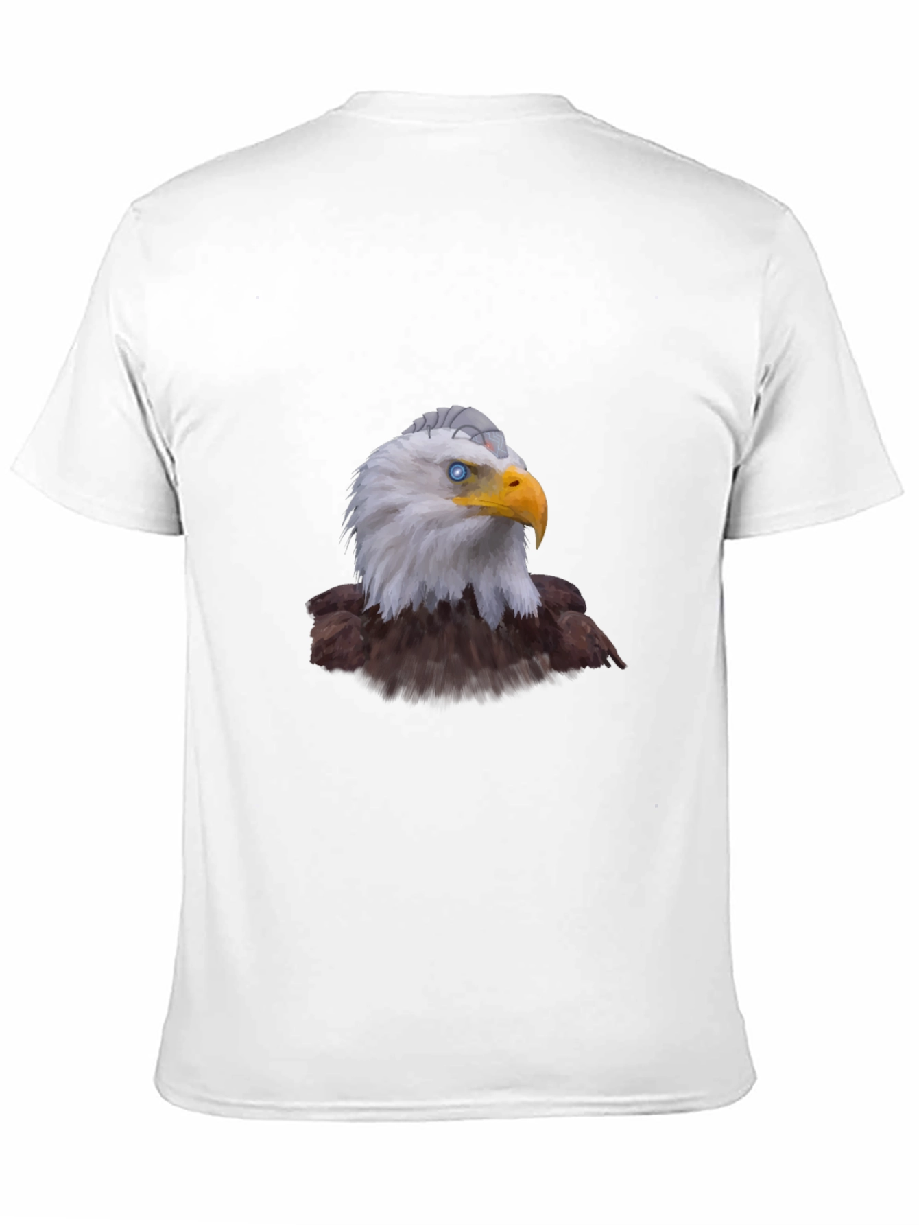 Eagle Graphic Print Black T-Shirt for Men