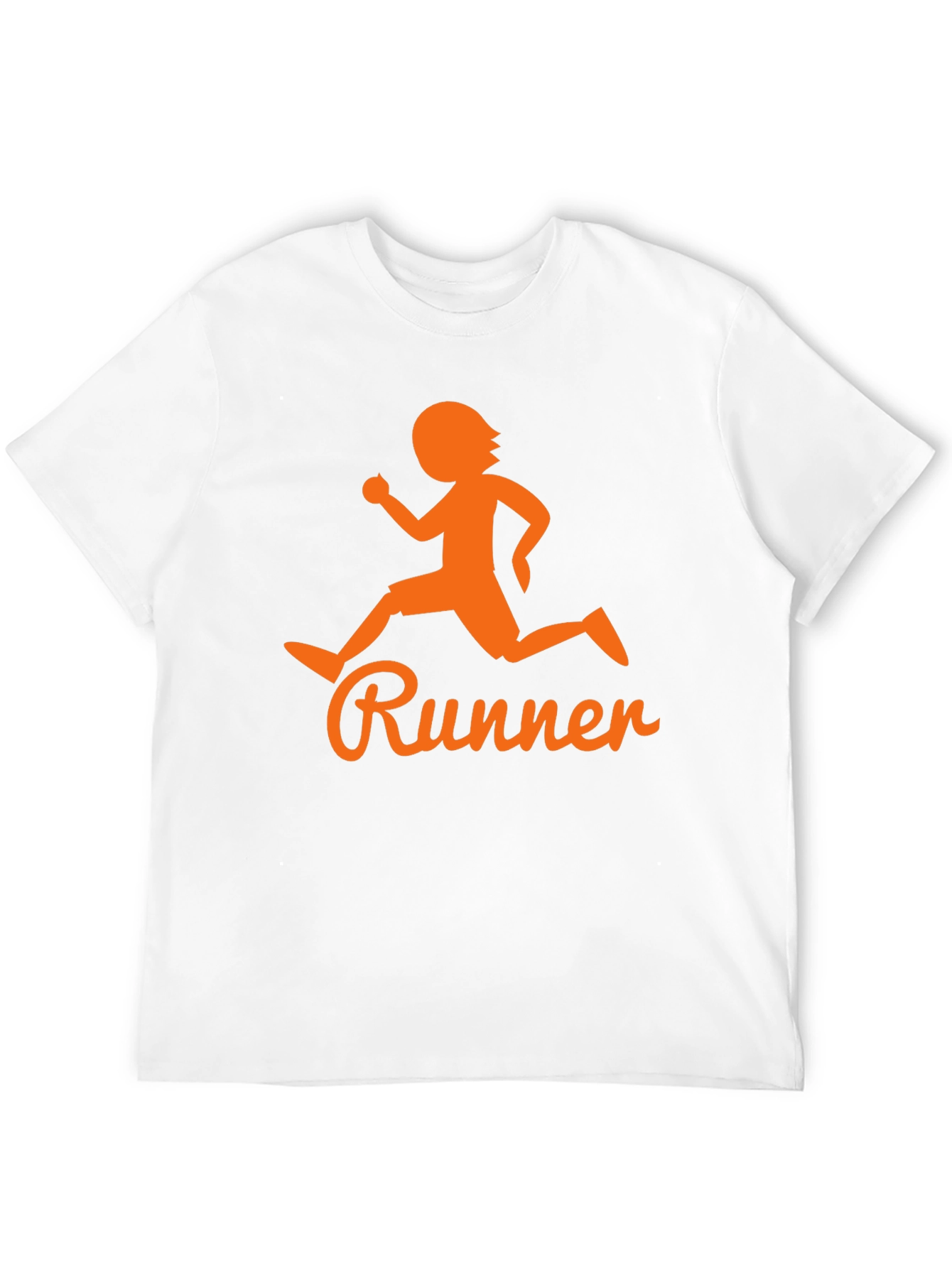 Runner Graphic Tee - Black Cotton Blend