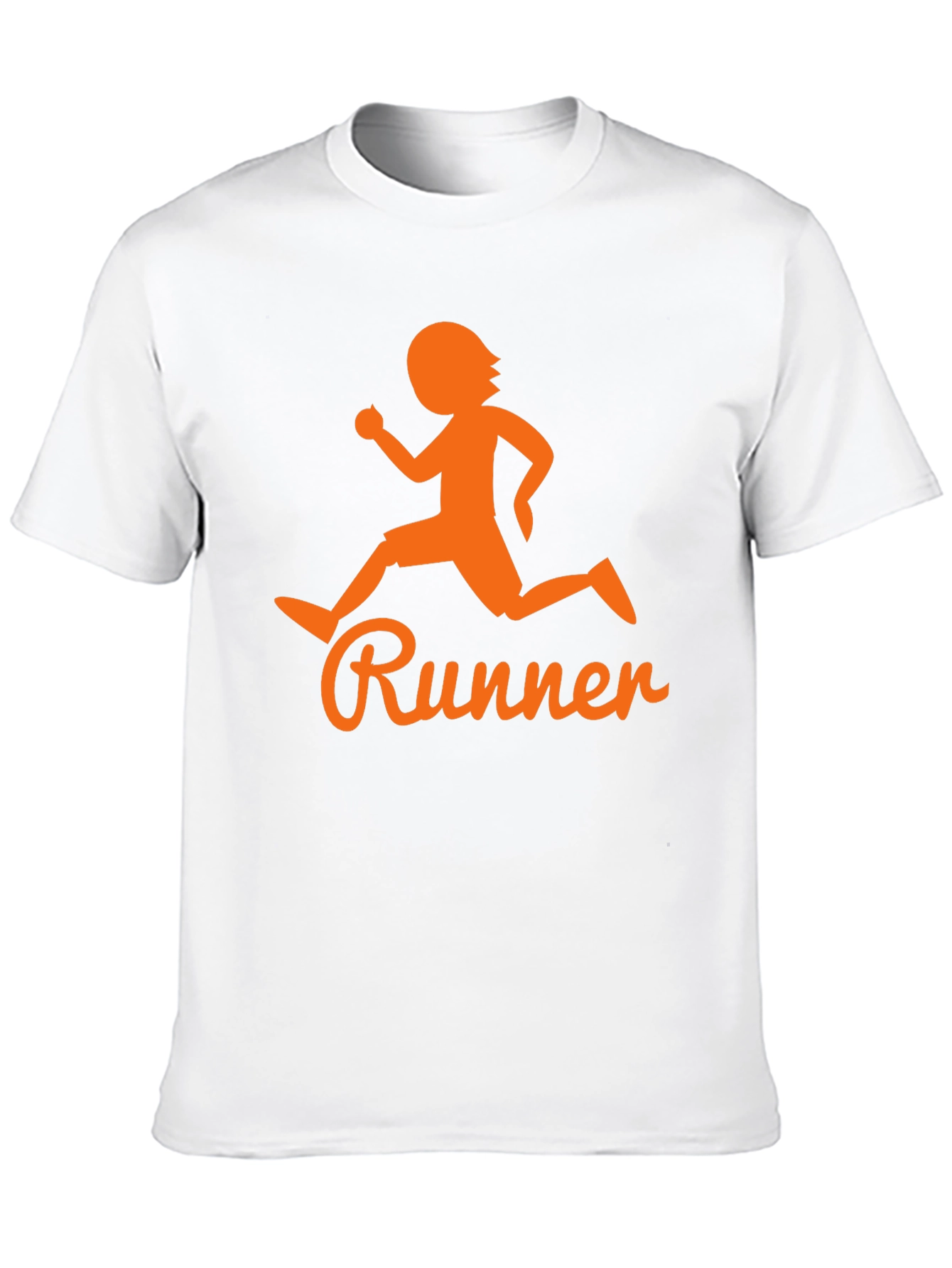 Runner Graphic Tee - Black Cotton Blend