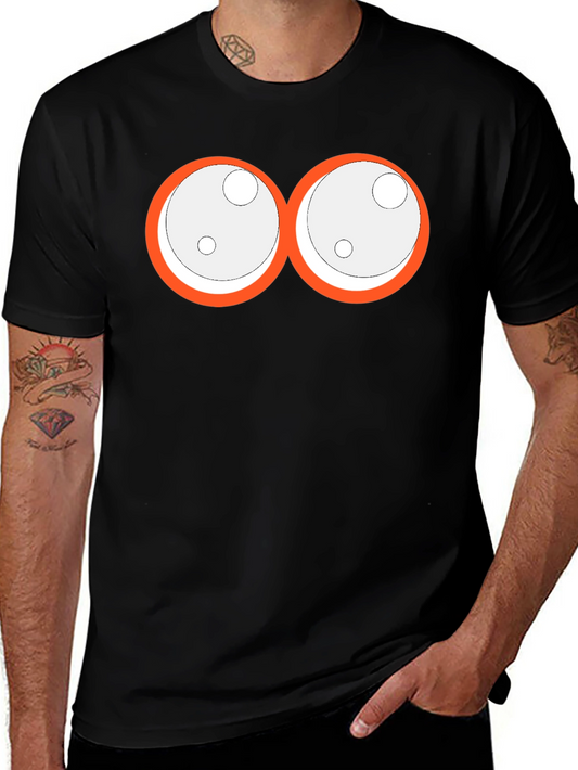 Funny Monster Eyes Graphic T-Shirt