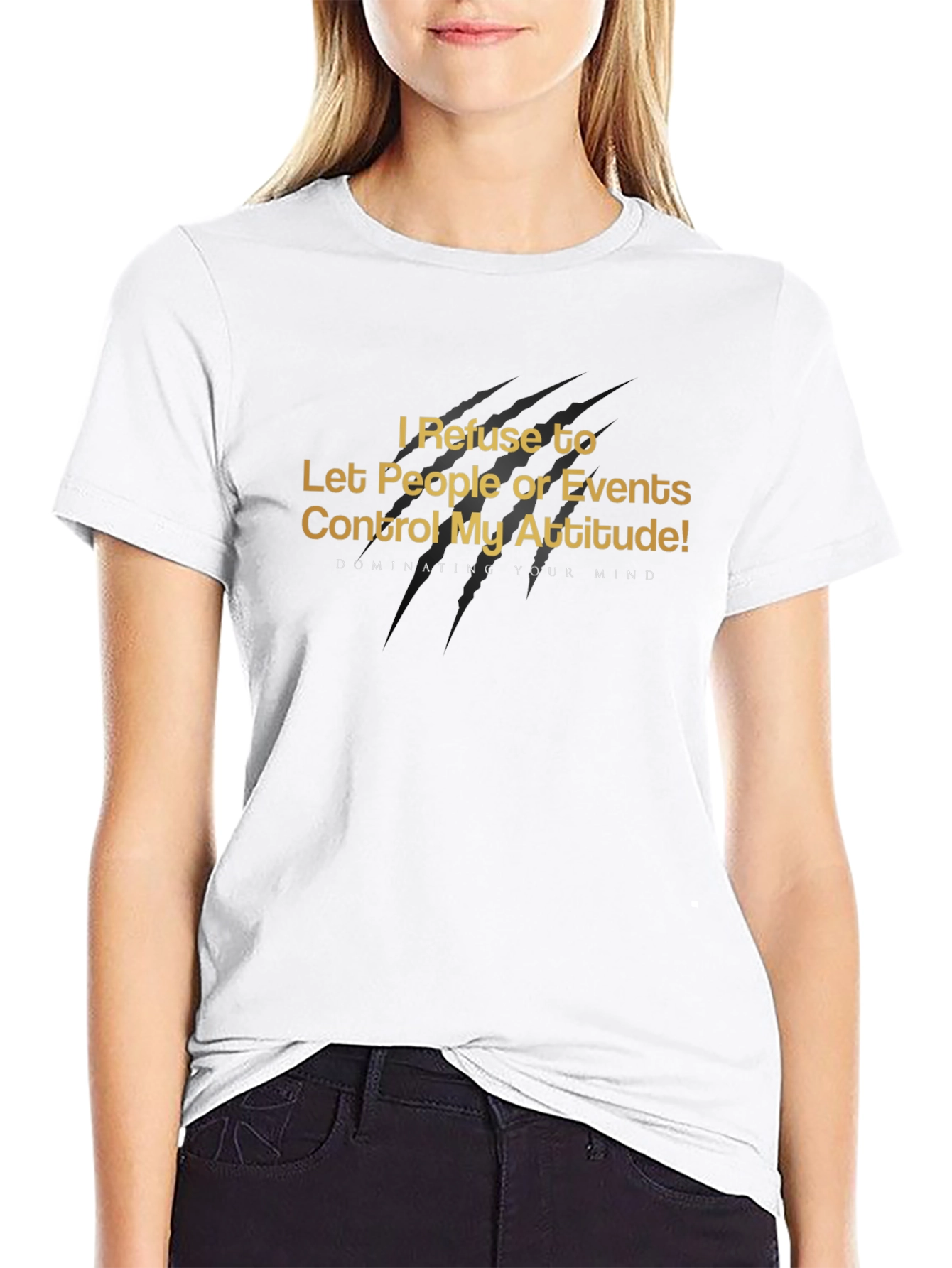 Inspirational Graphic Tee - Dominate Your Mind