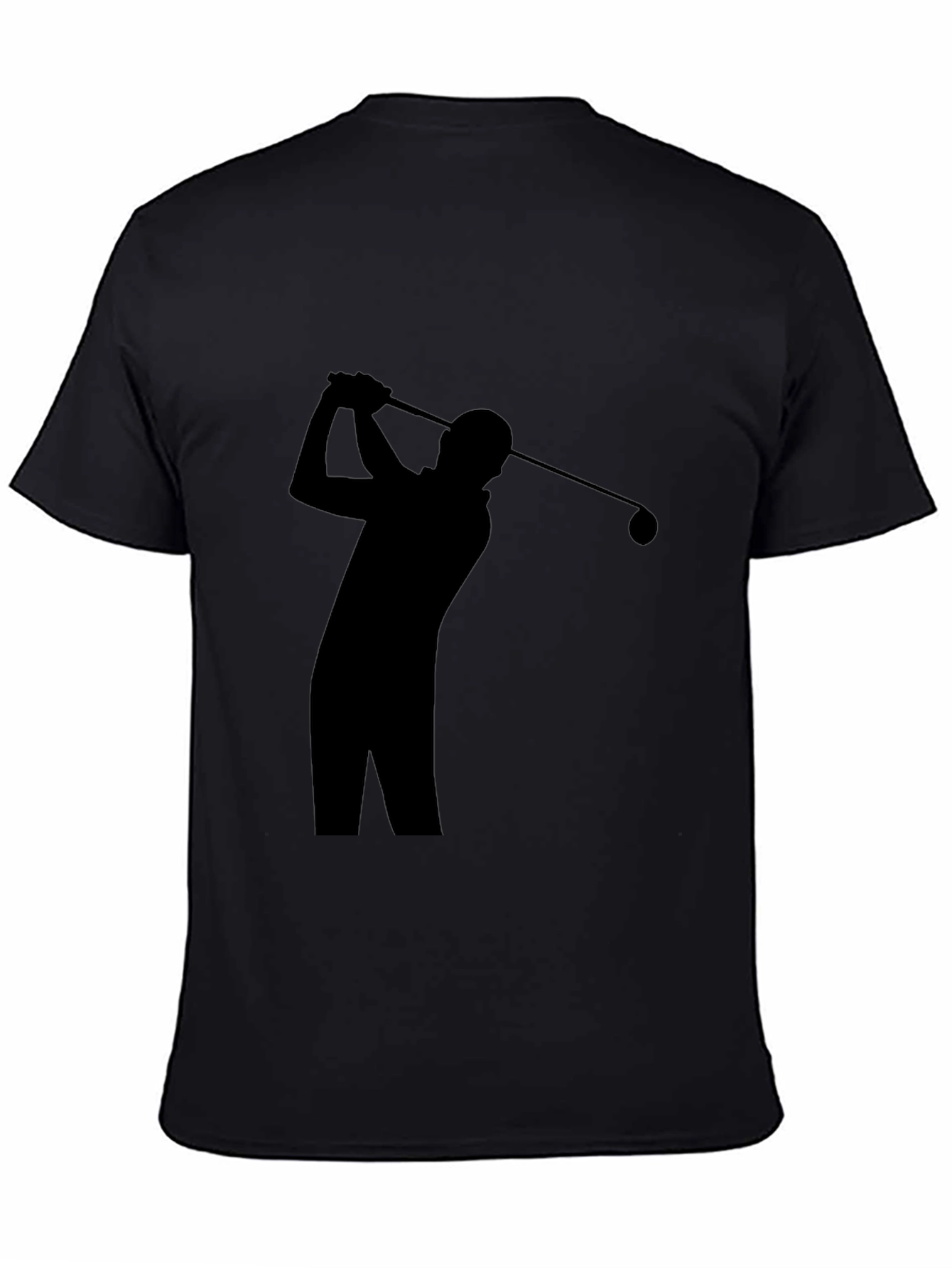 Black Golf Silhouette T-Shirt