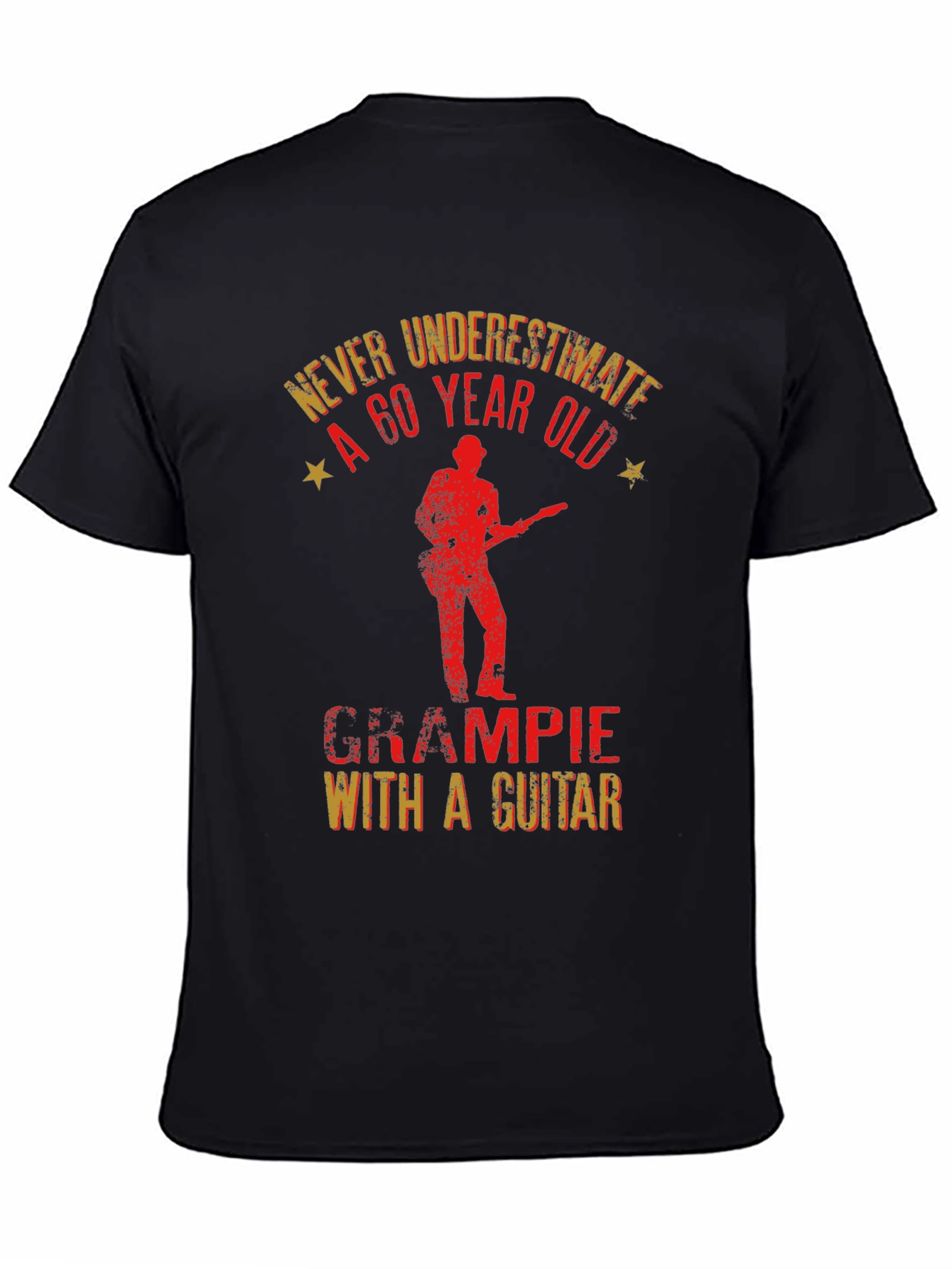 Grampie With a Guitar T-Shirt