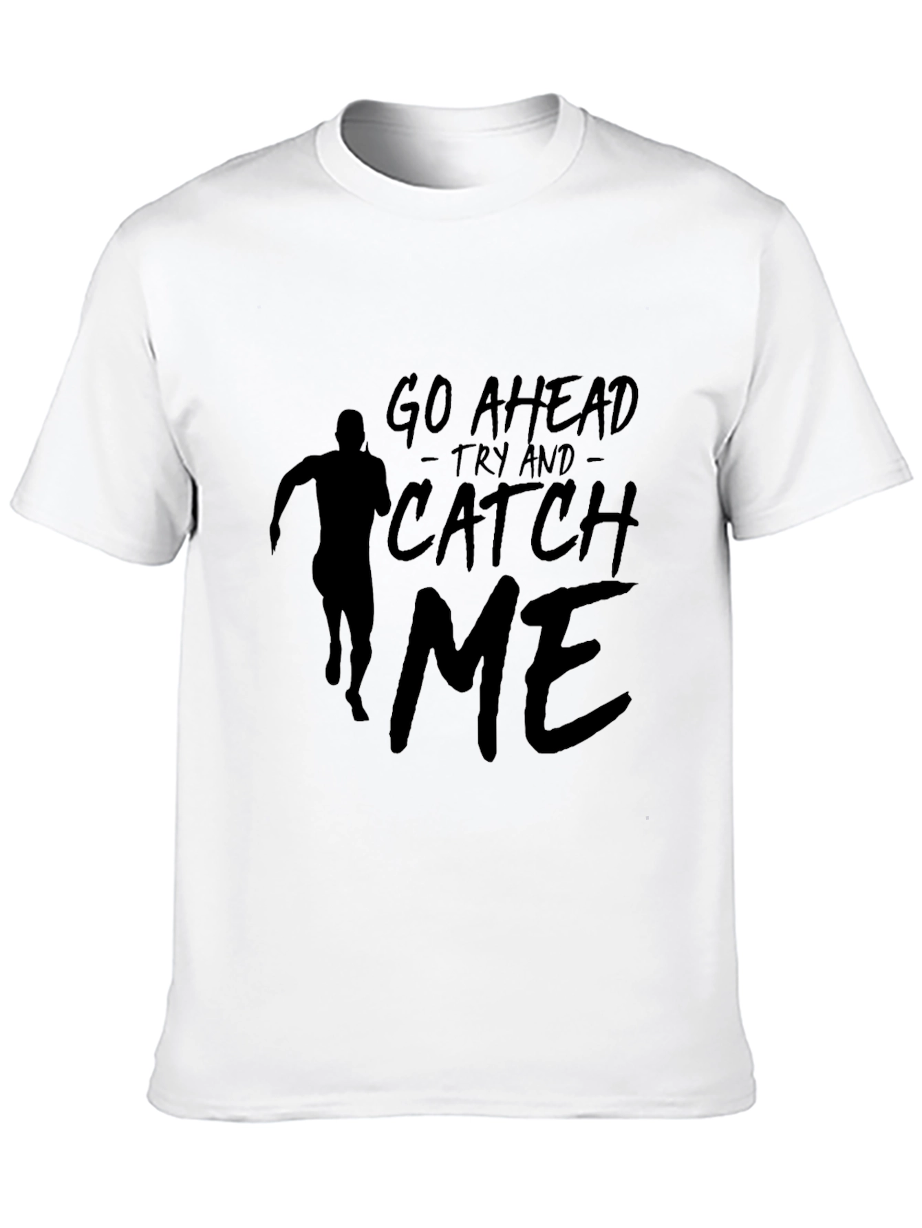 Go Ahead Catch Me Runner Graphic Tee