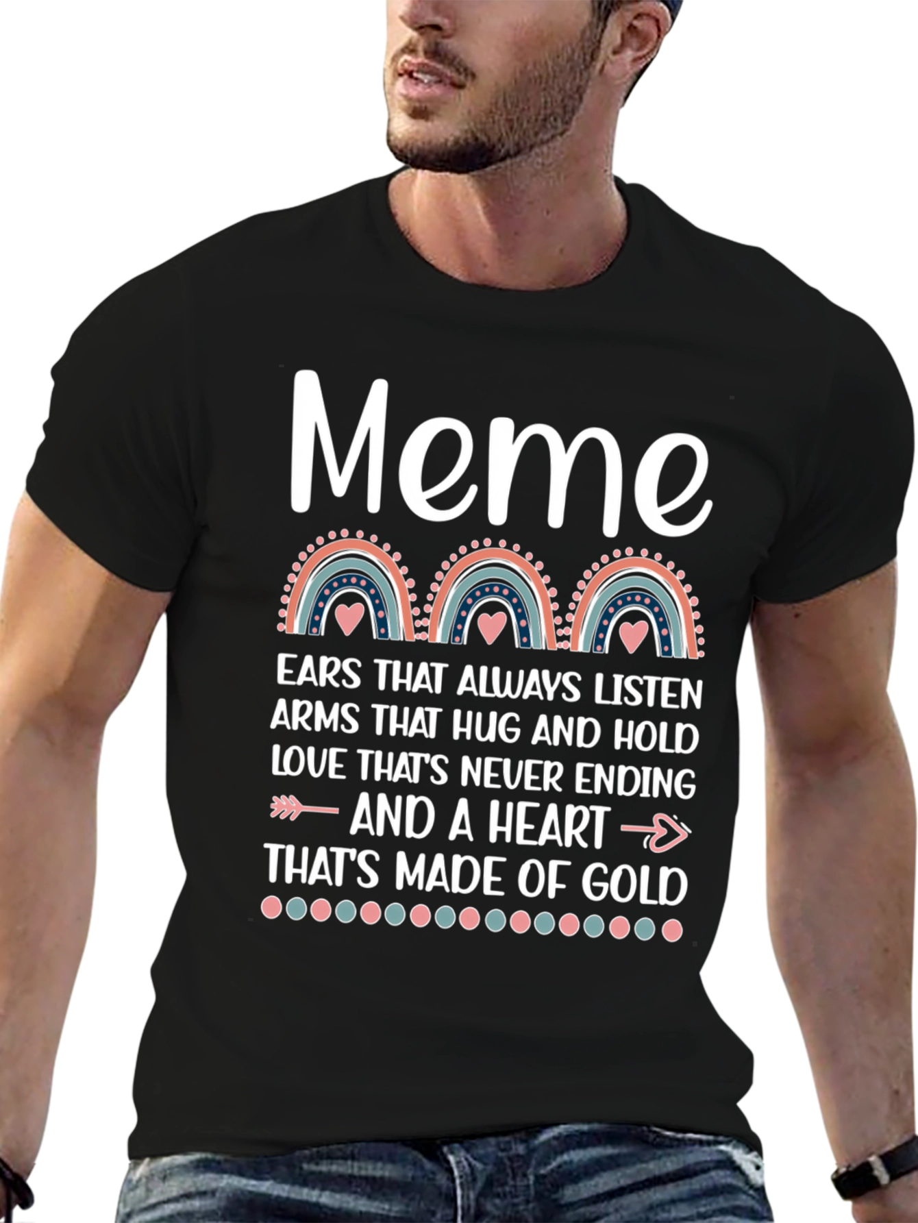 Meme Rainbow Heart T-Shirt