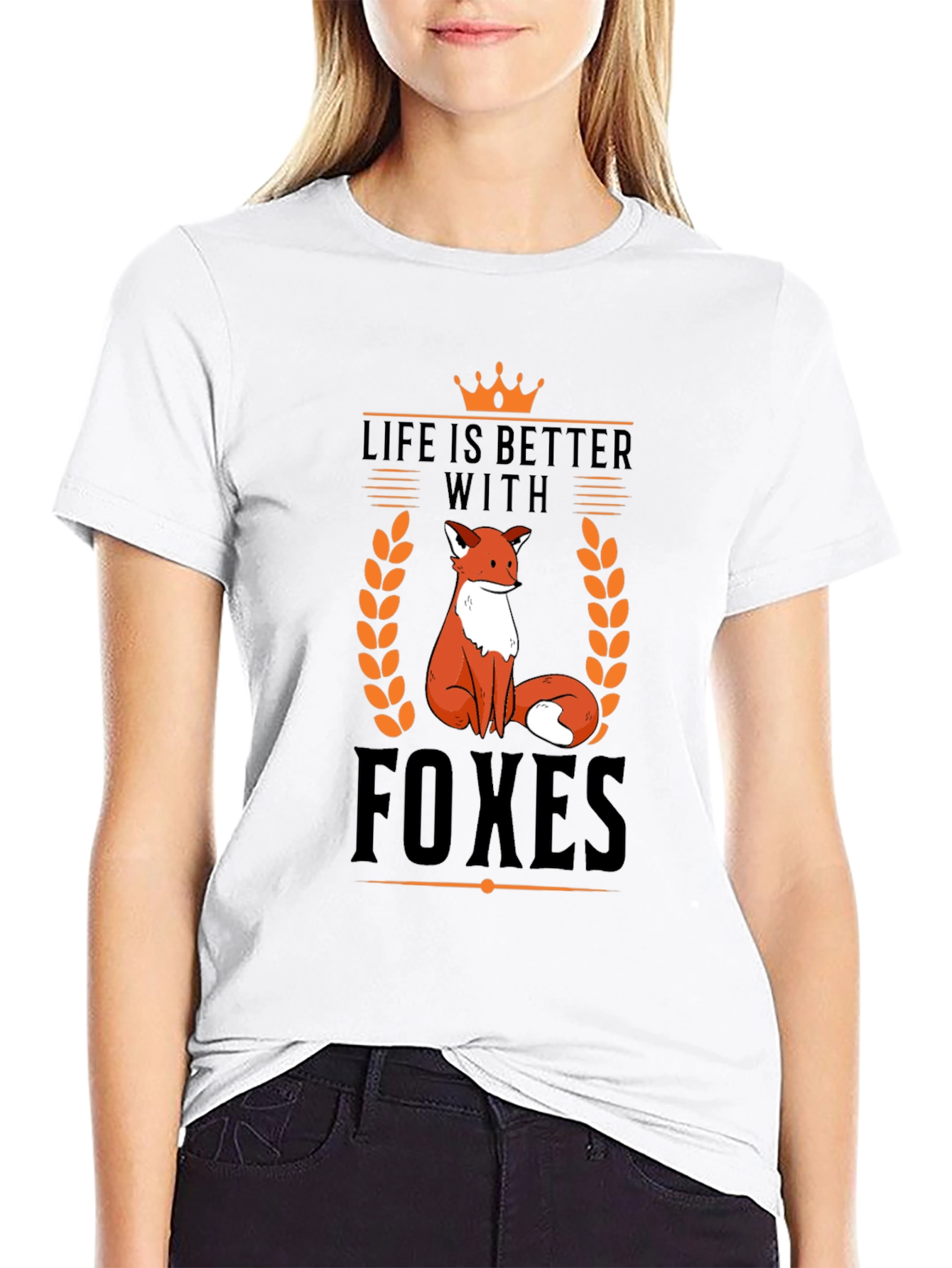 Life is Better With Foxes T-Shirt