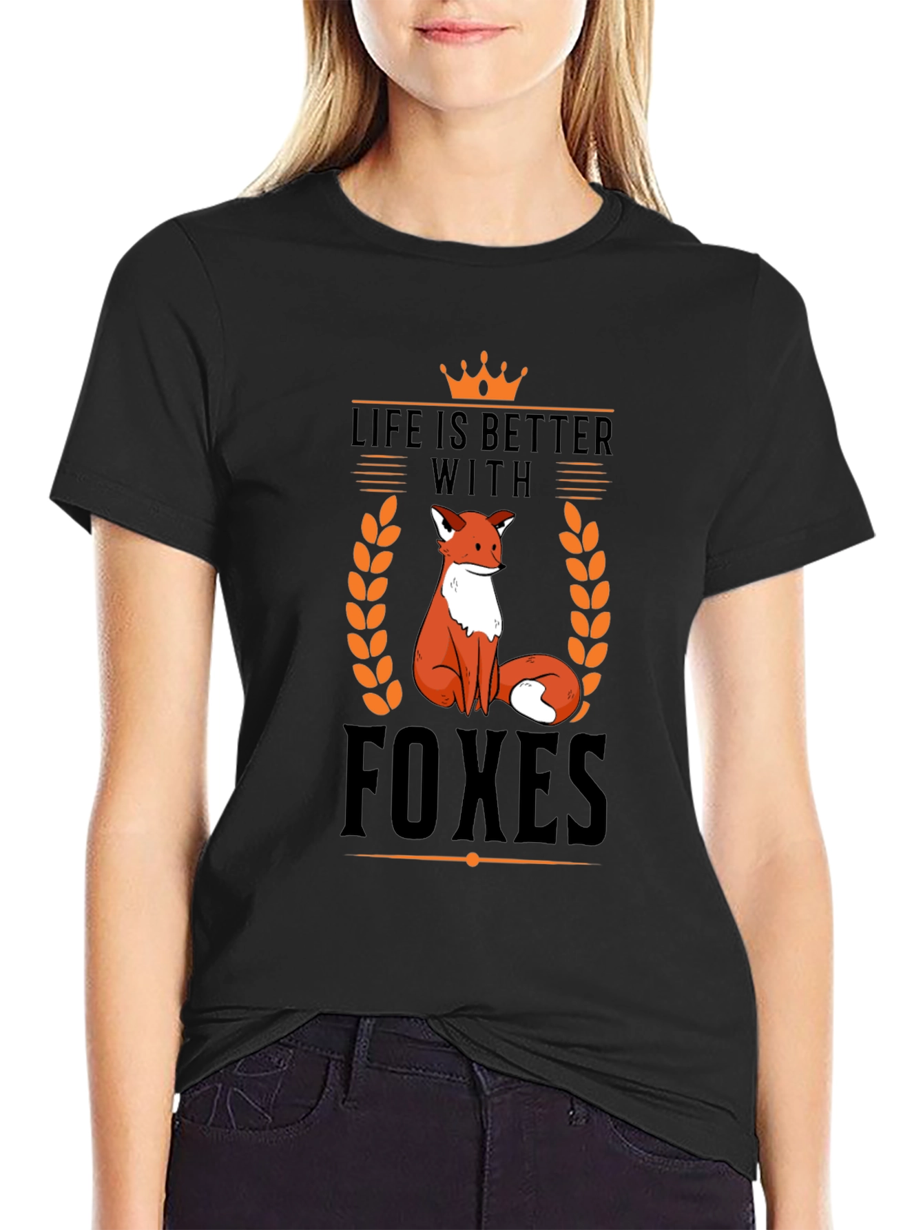 Life is Better With Foxes T-Shirt