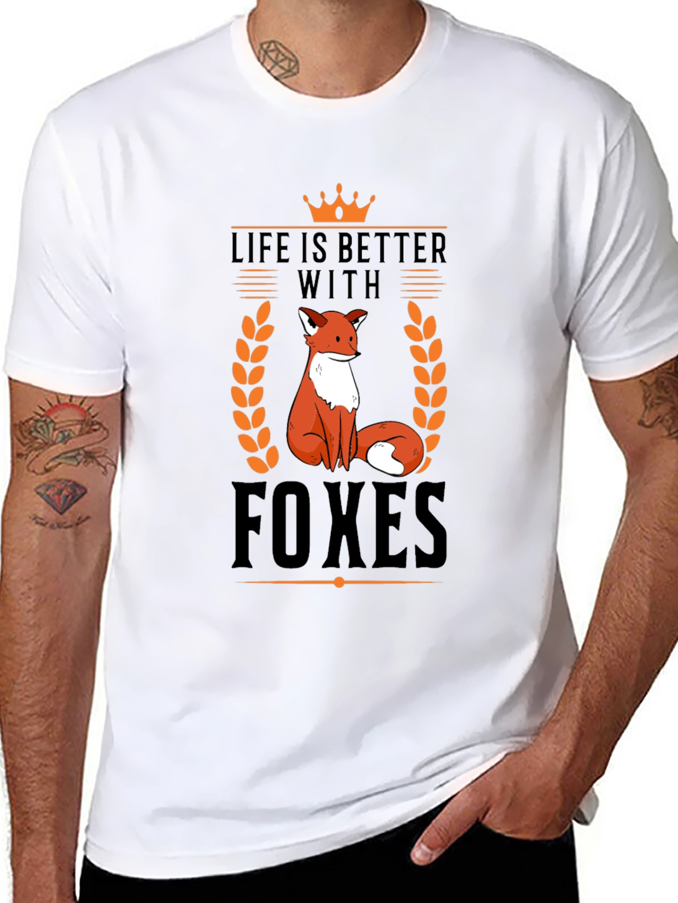 Life is Better With Foxes T-Shirt