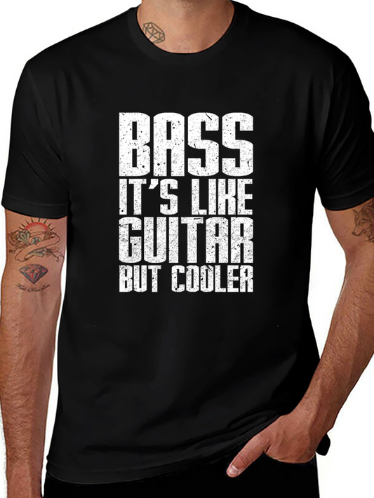 Bass is Cooler T-Shirt - Musician Humor Tee