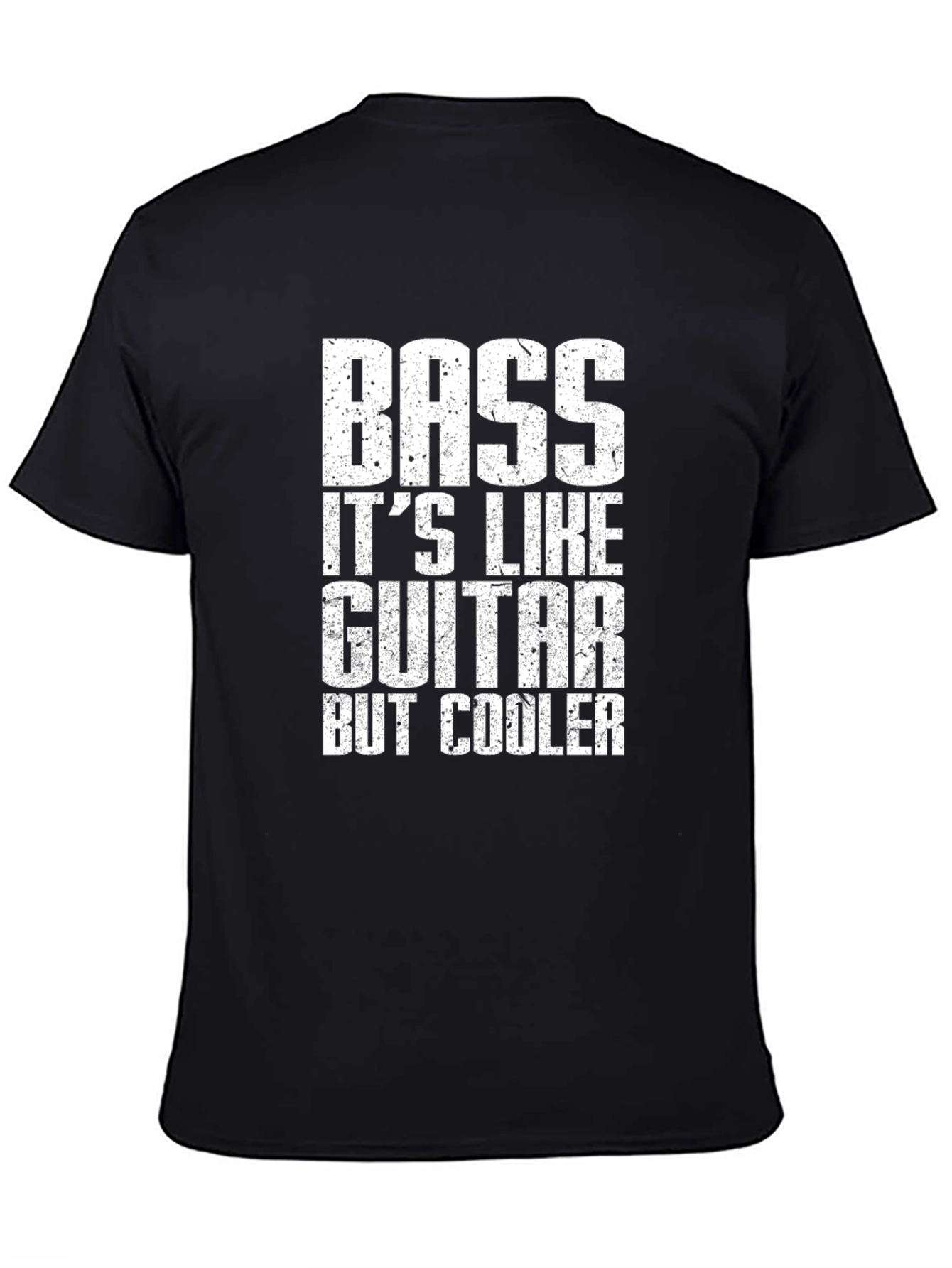 Bass is Cooler T-Shirt - Musician Humor Tee