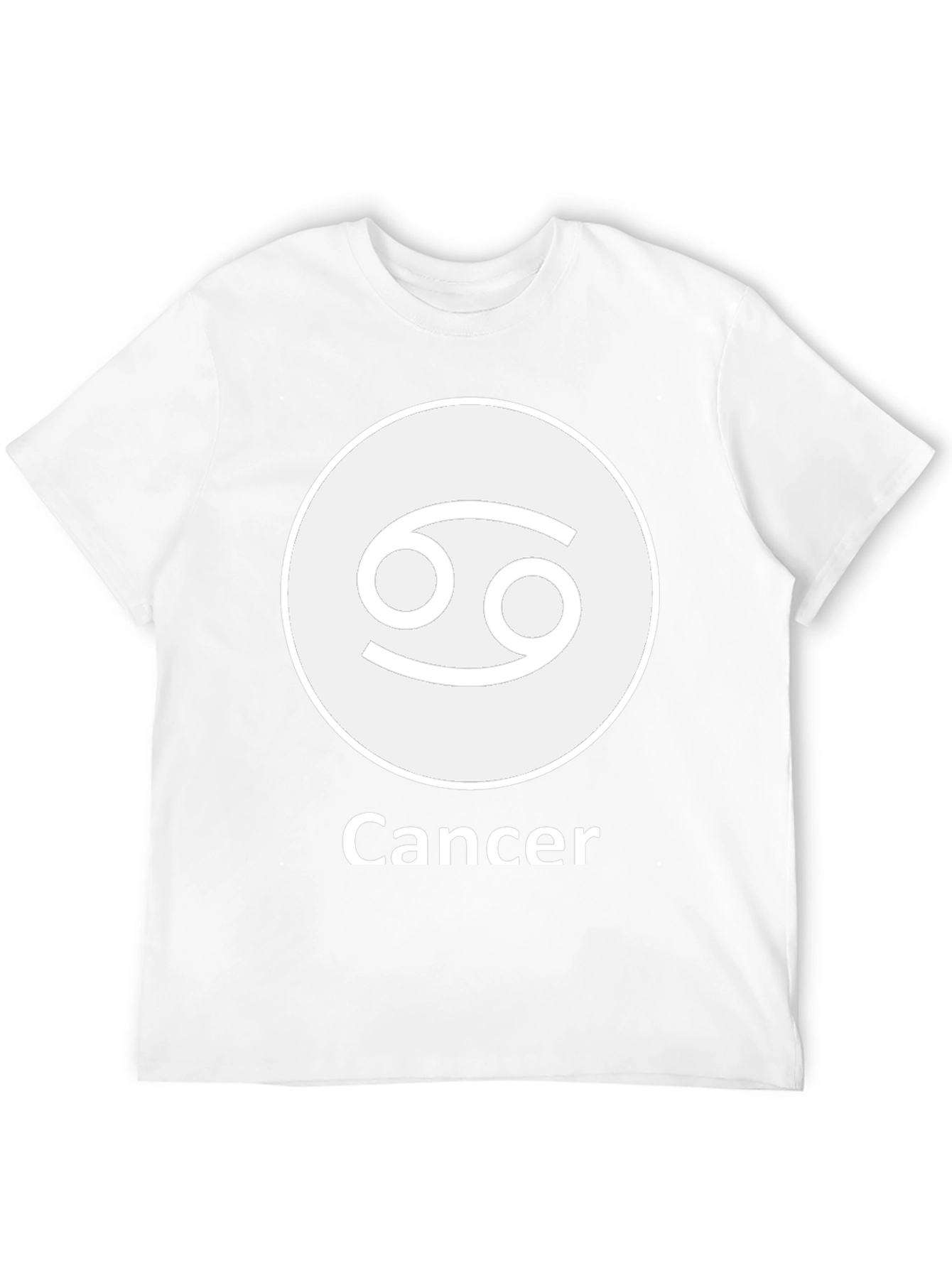 Cancer Zodiac Sign T-Shirt - Black