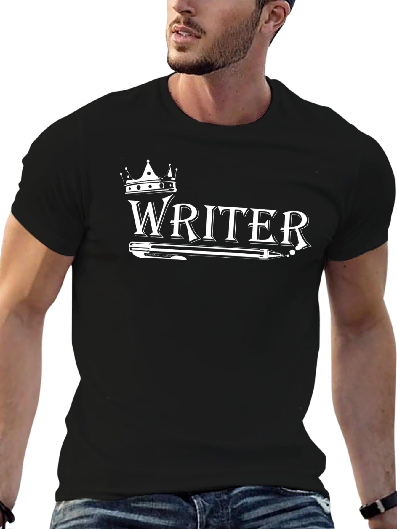 Writer Tee - King of Words Graphic T-Shirt