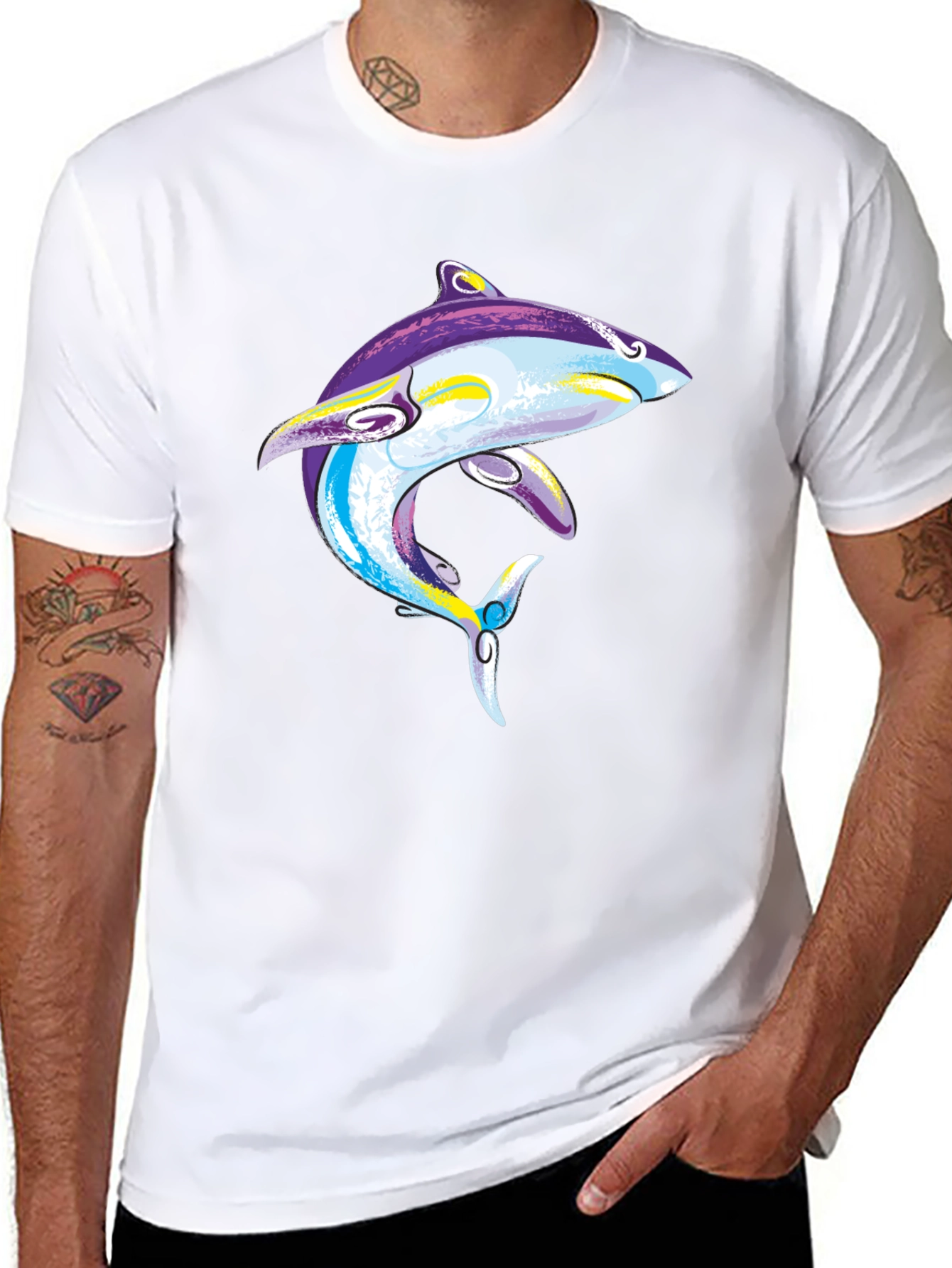 Cool Shark Graphic T-Shirt