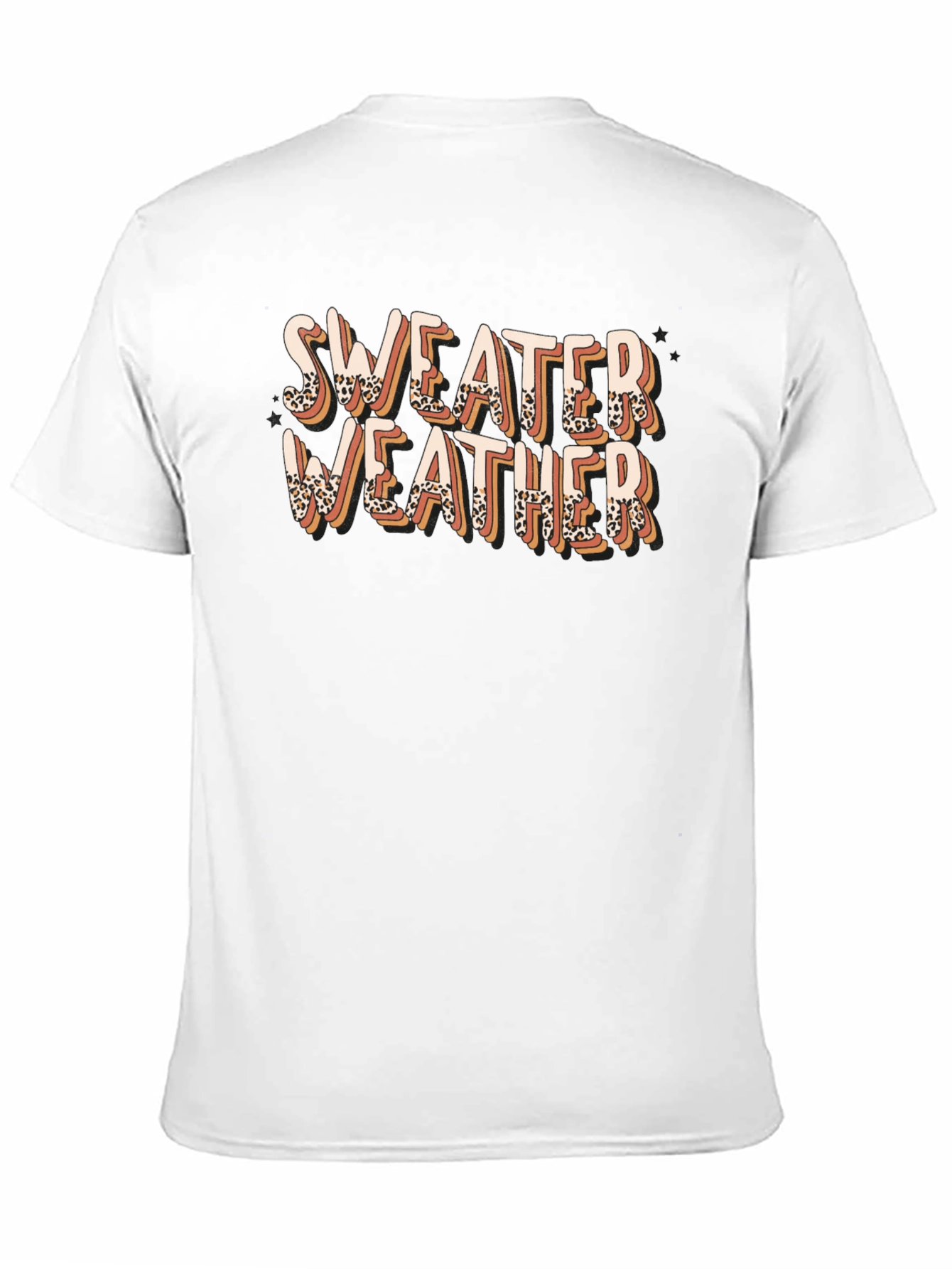 Sweater Weather Leopard Print T-Shirt
