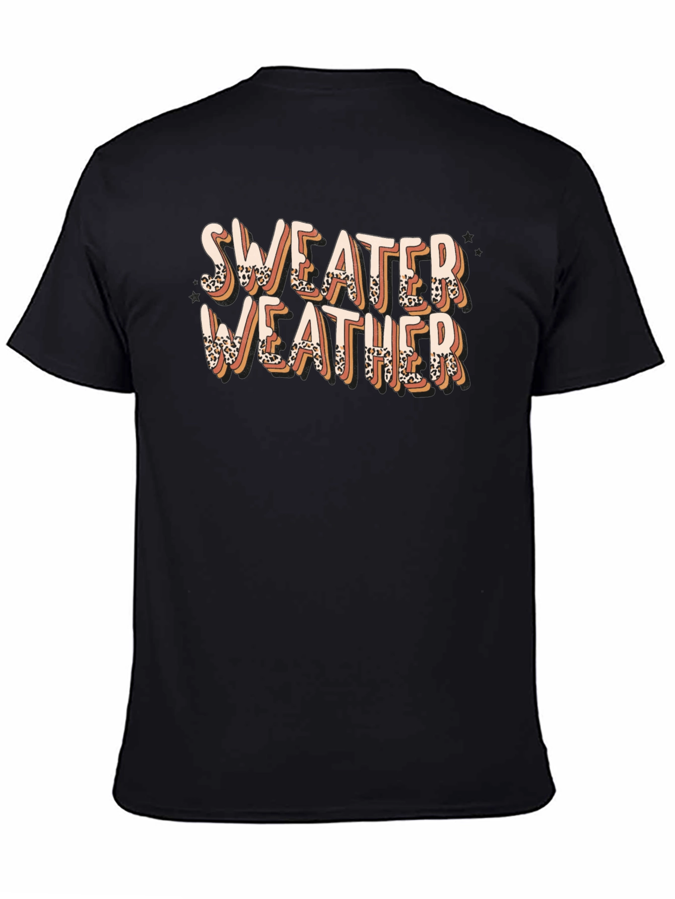 Sweater Weather Leopard Print T-Shirt