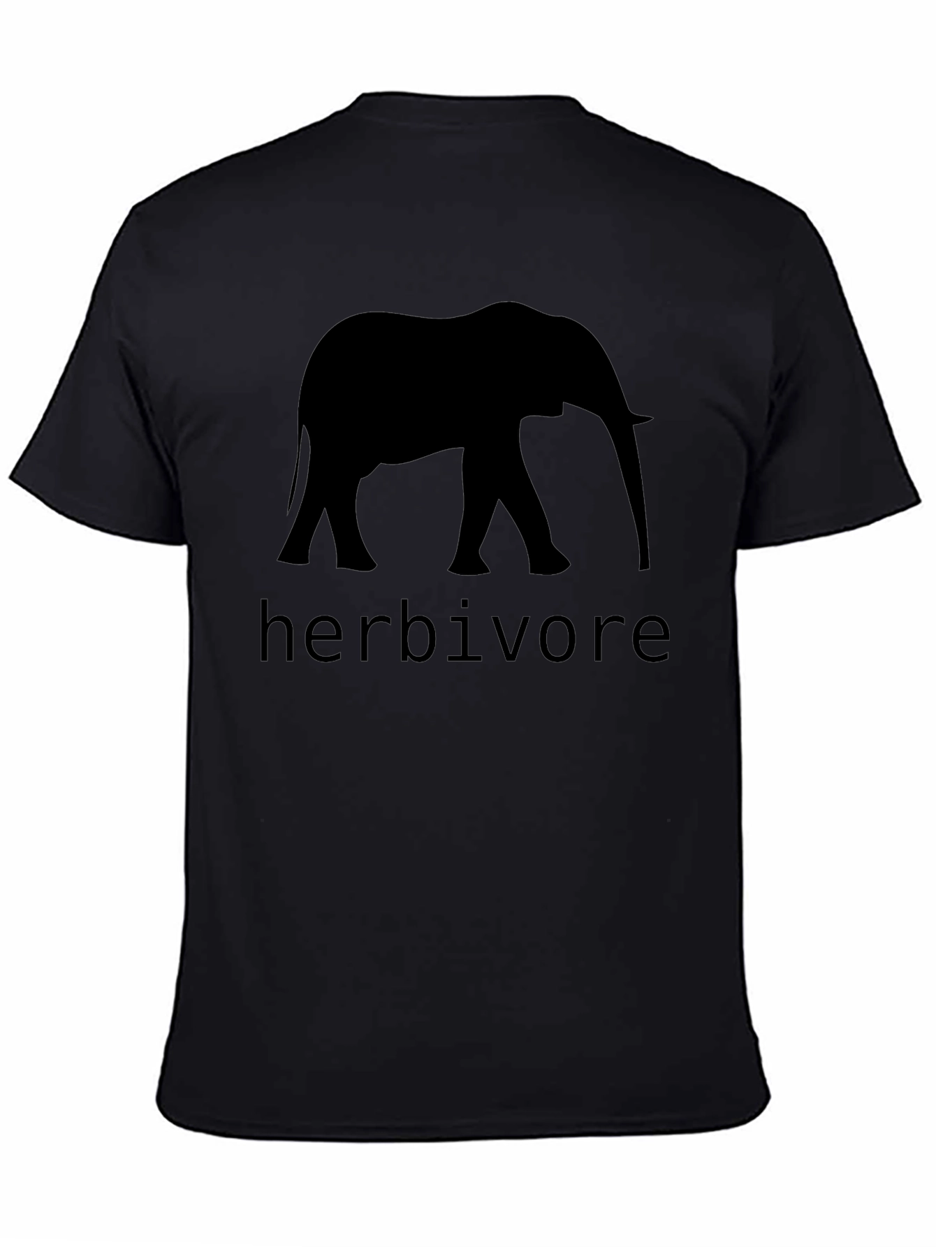 Herbivore Elephant Graphic Black T-Shirt