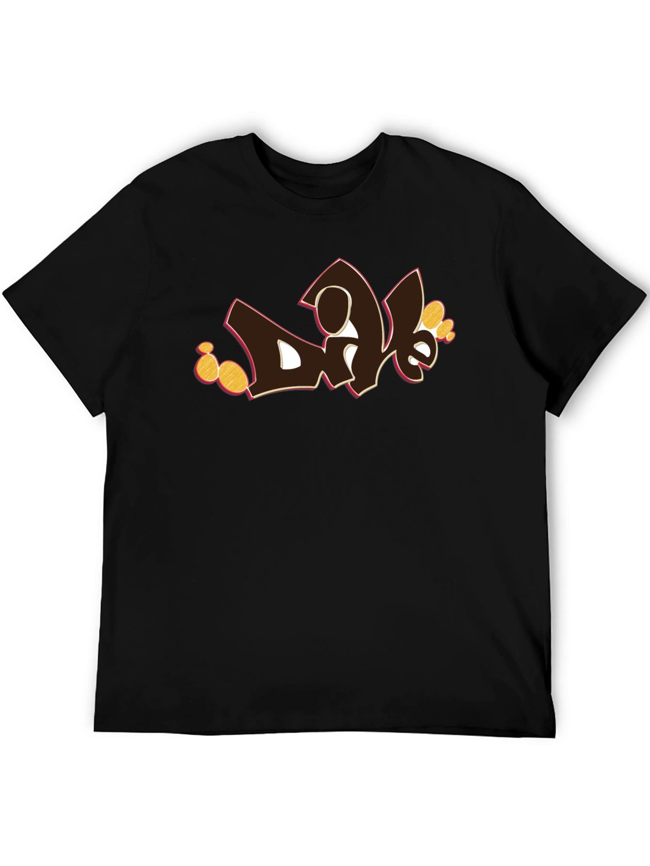 Graffiti Style Graphic Print Tee