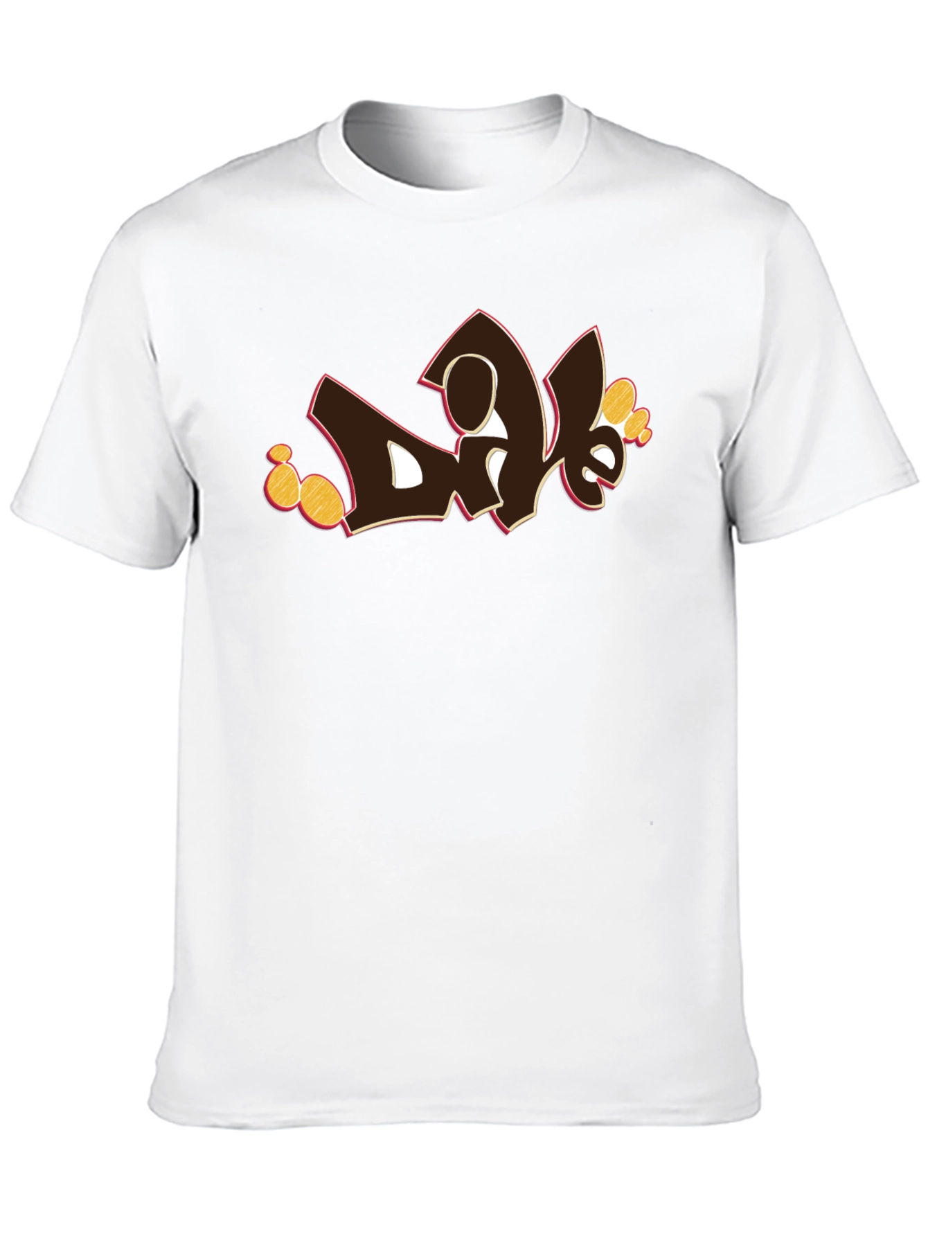 Graffiti Style Graphic Print Tee