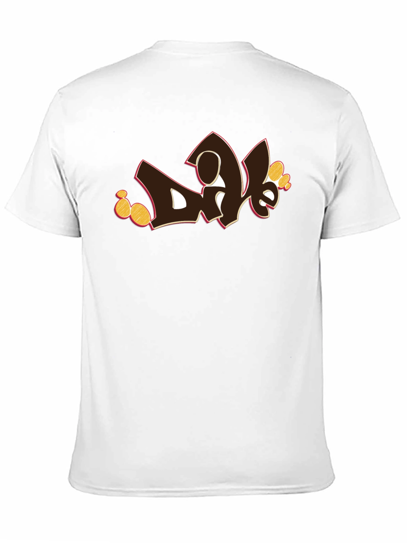 Graffiti Style Graphic Print Tee