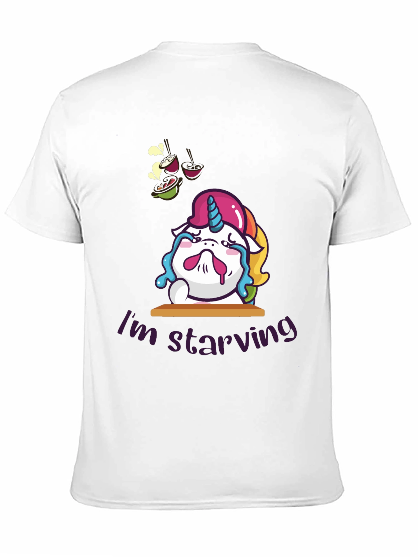 Starving Unicorn Graphic T-Shirt