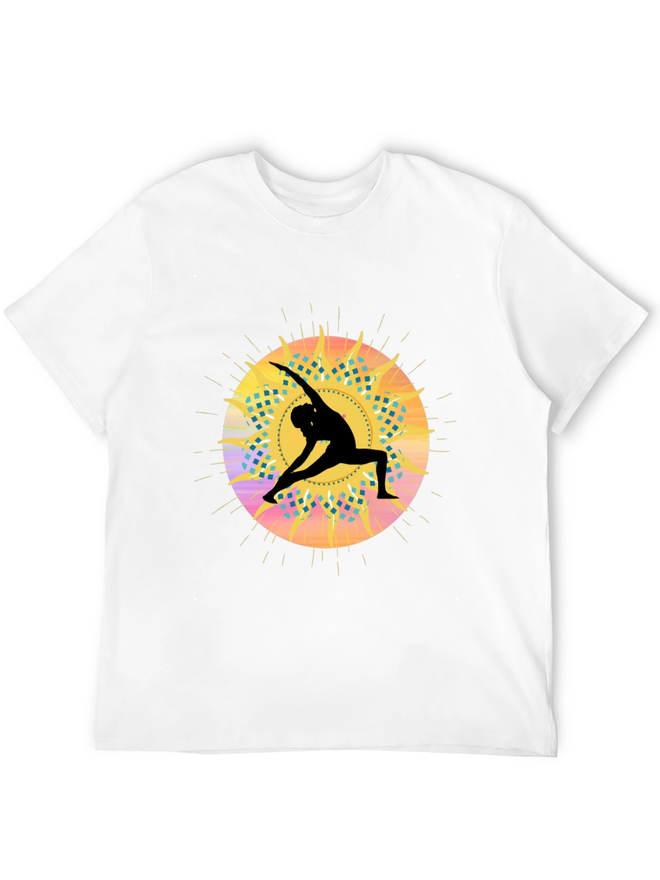 Yoga Silhouette Graphic T-Shirt