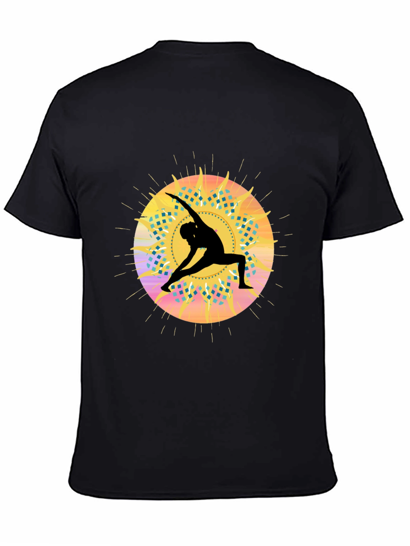 Yoga Silhouette Graphic T-Shirt