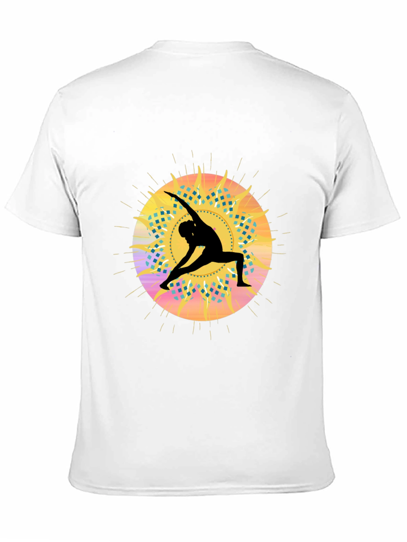 Yoga Silhouette Graphic T-Shirt
