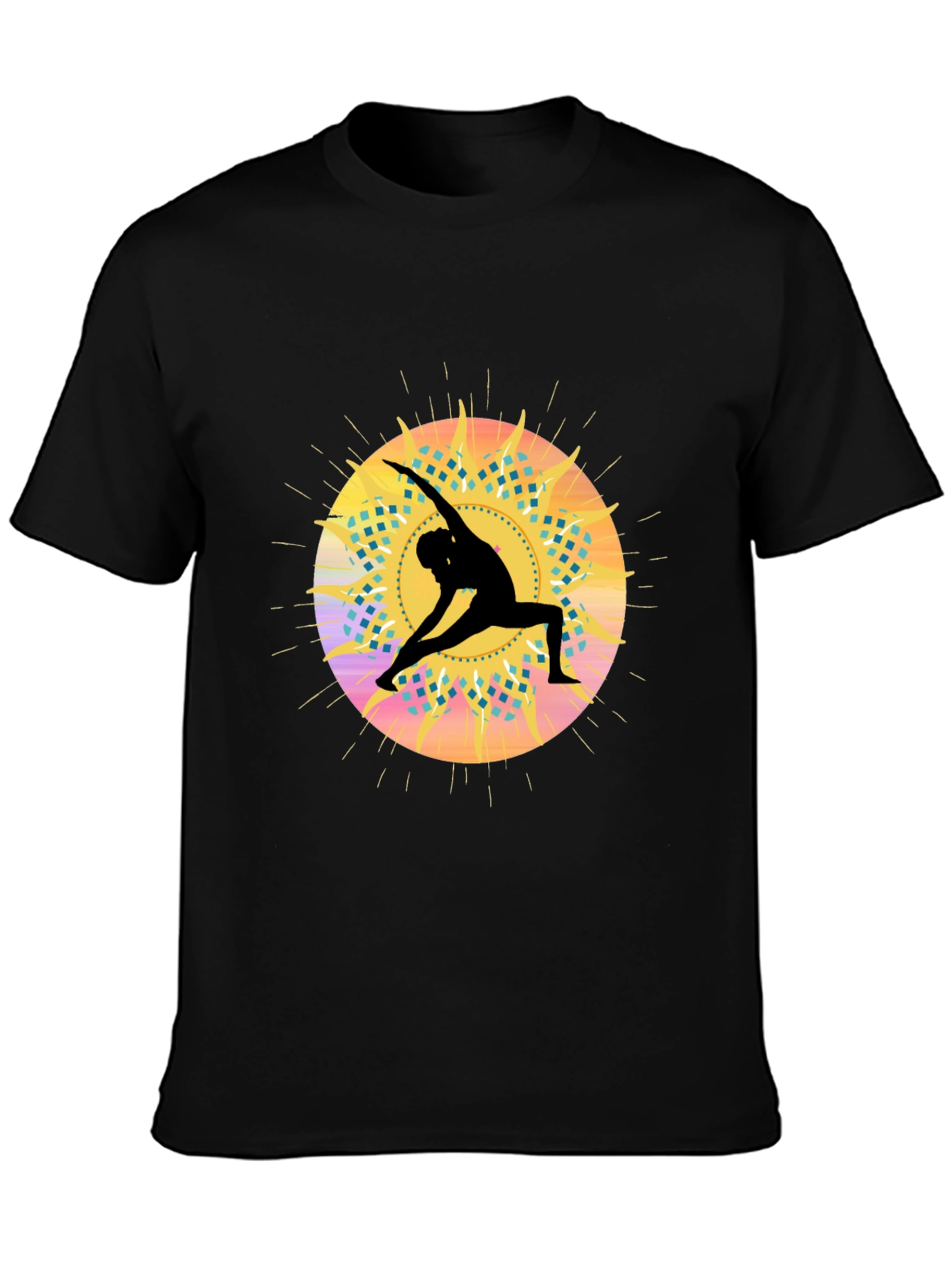 Yoga Silhouette Graphic T-Shirt