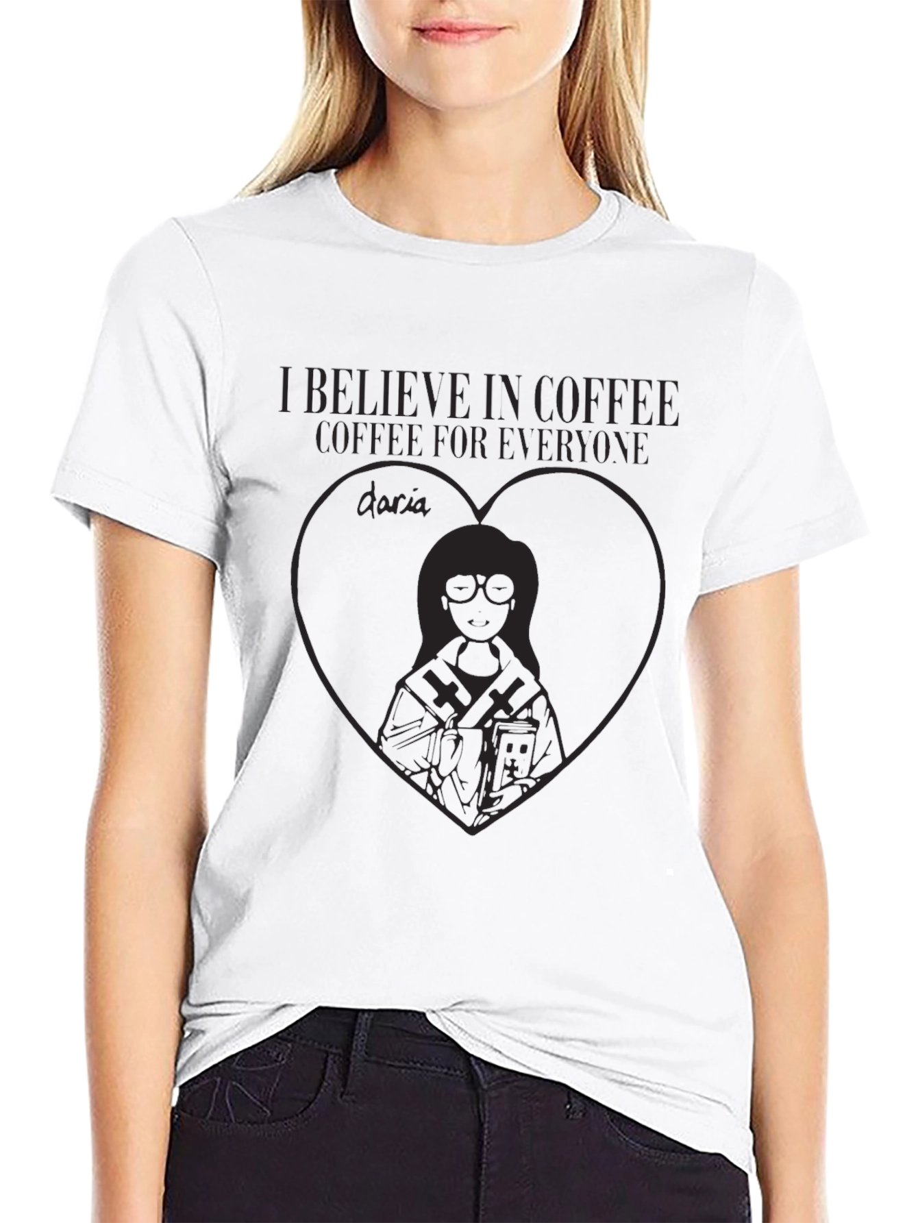 I Believe In Coffee Graphic T-Shirt