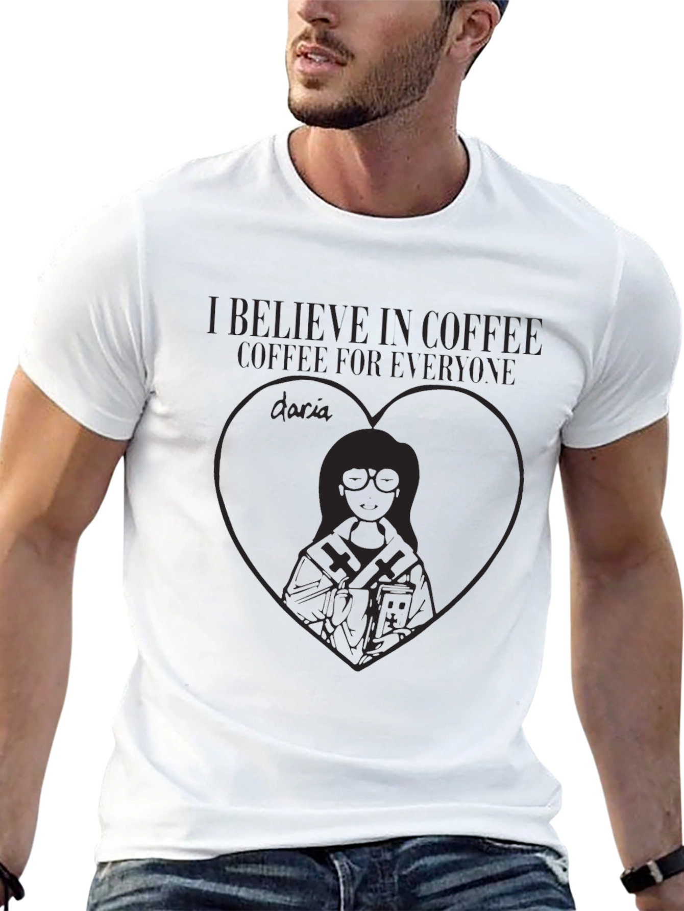 I Believe In Coffee Graphic T-Shirt