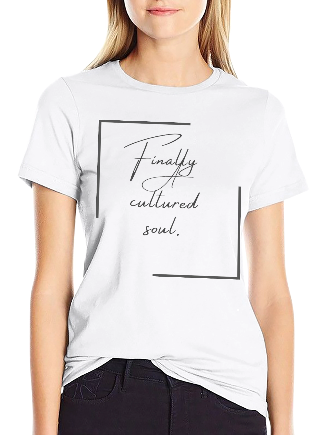 Cultured Soul Graphic Tee - Black T-Shirt