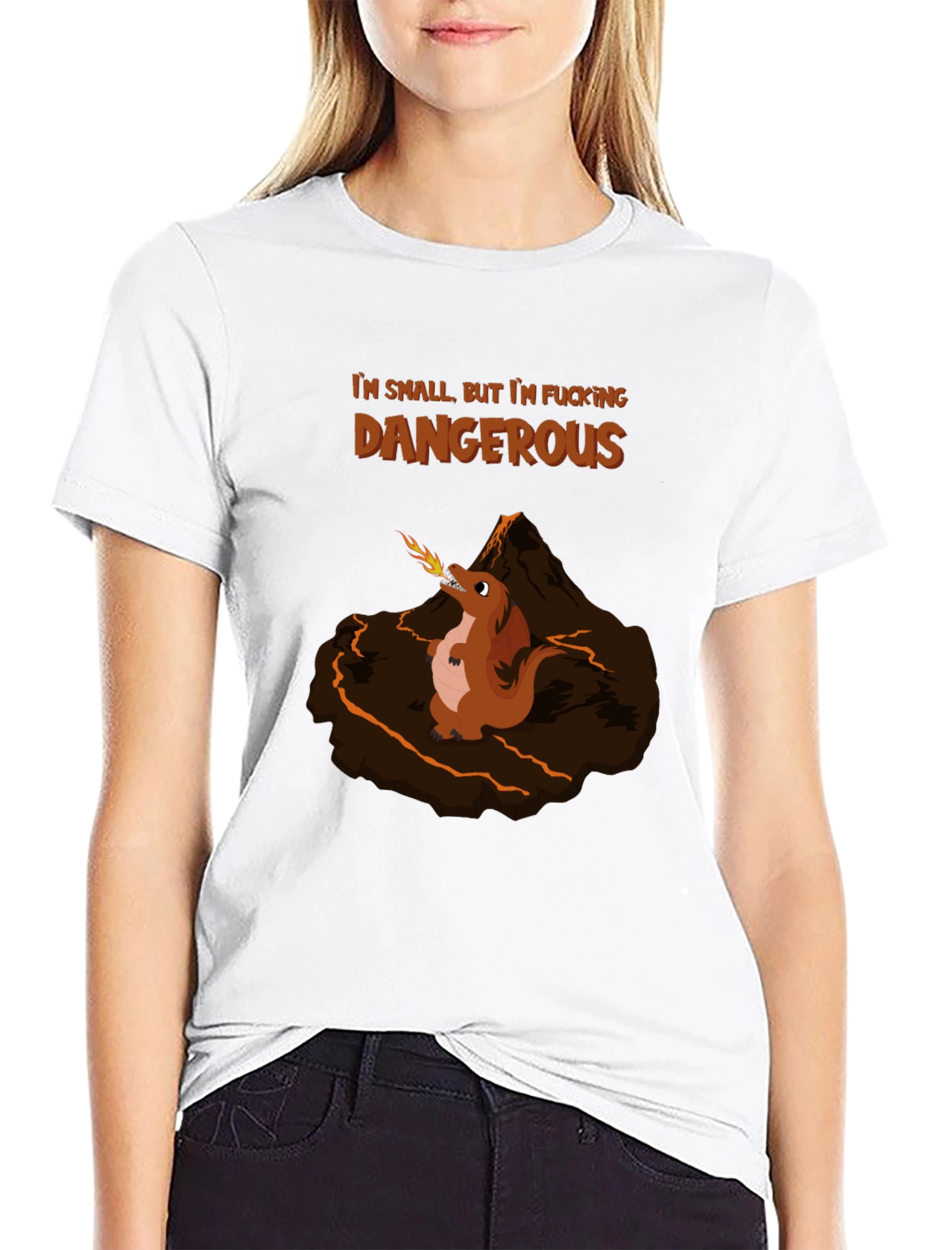 Small But Dangerous Funny Graphic Tee