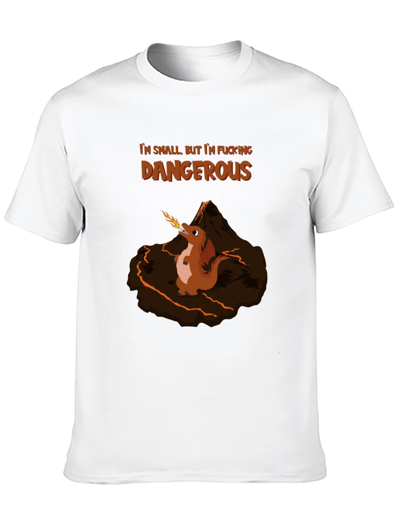 Small But Dangerous Funny Graphic Tee