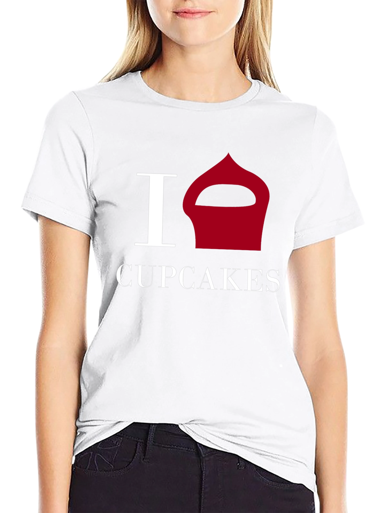 I Love Cupcakes Graphic T-Shirt