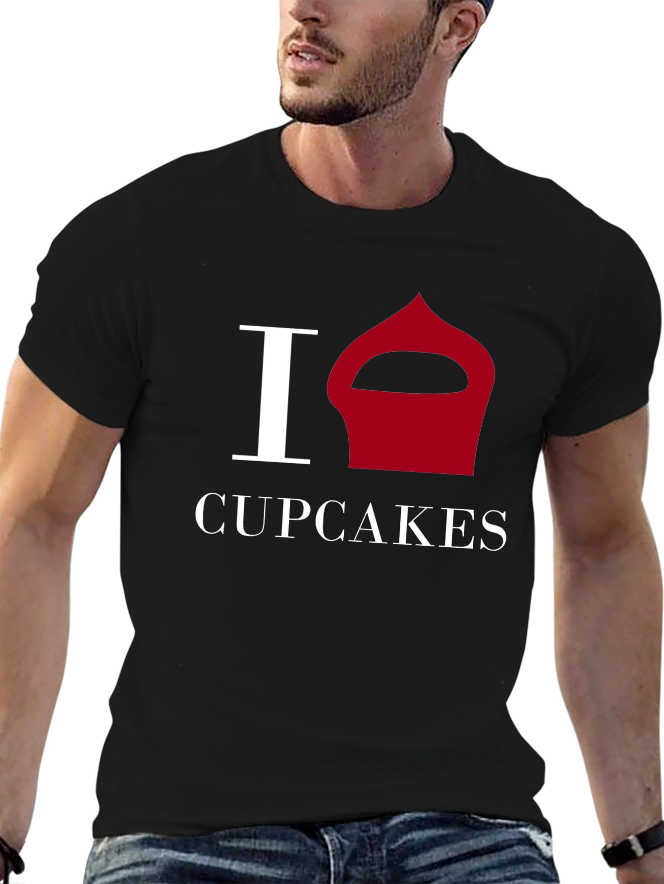 I Love Cupcakes Graphic T-Shirt