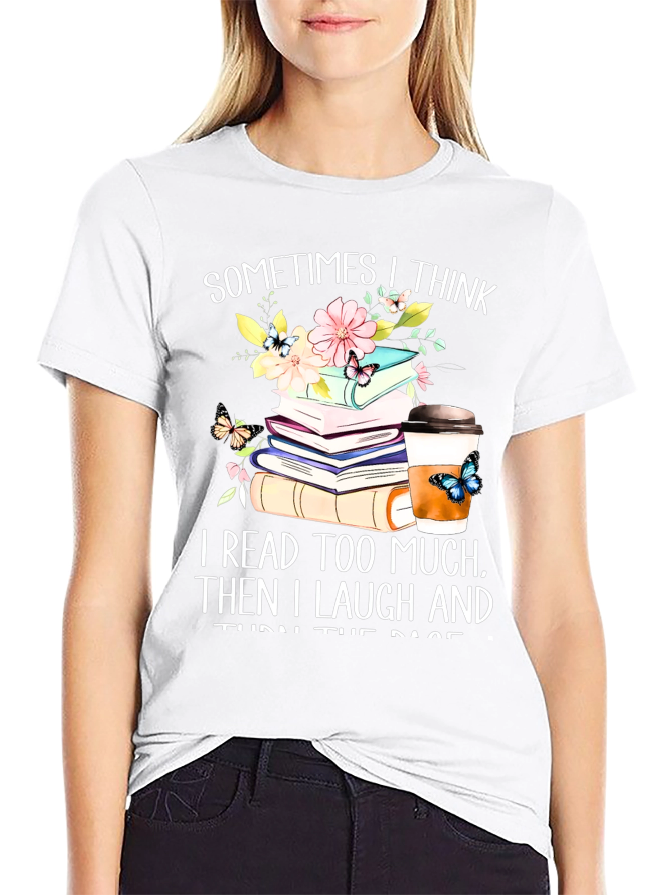 Book Lovers Tee: I Read Too Much