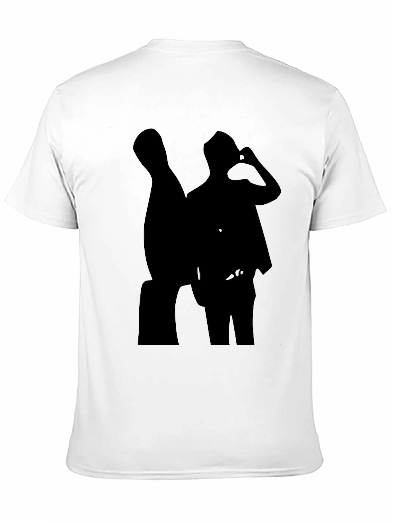Silhouette Tee: Cool Black Graphic T-Shirt