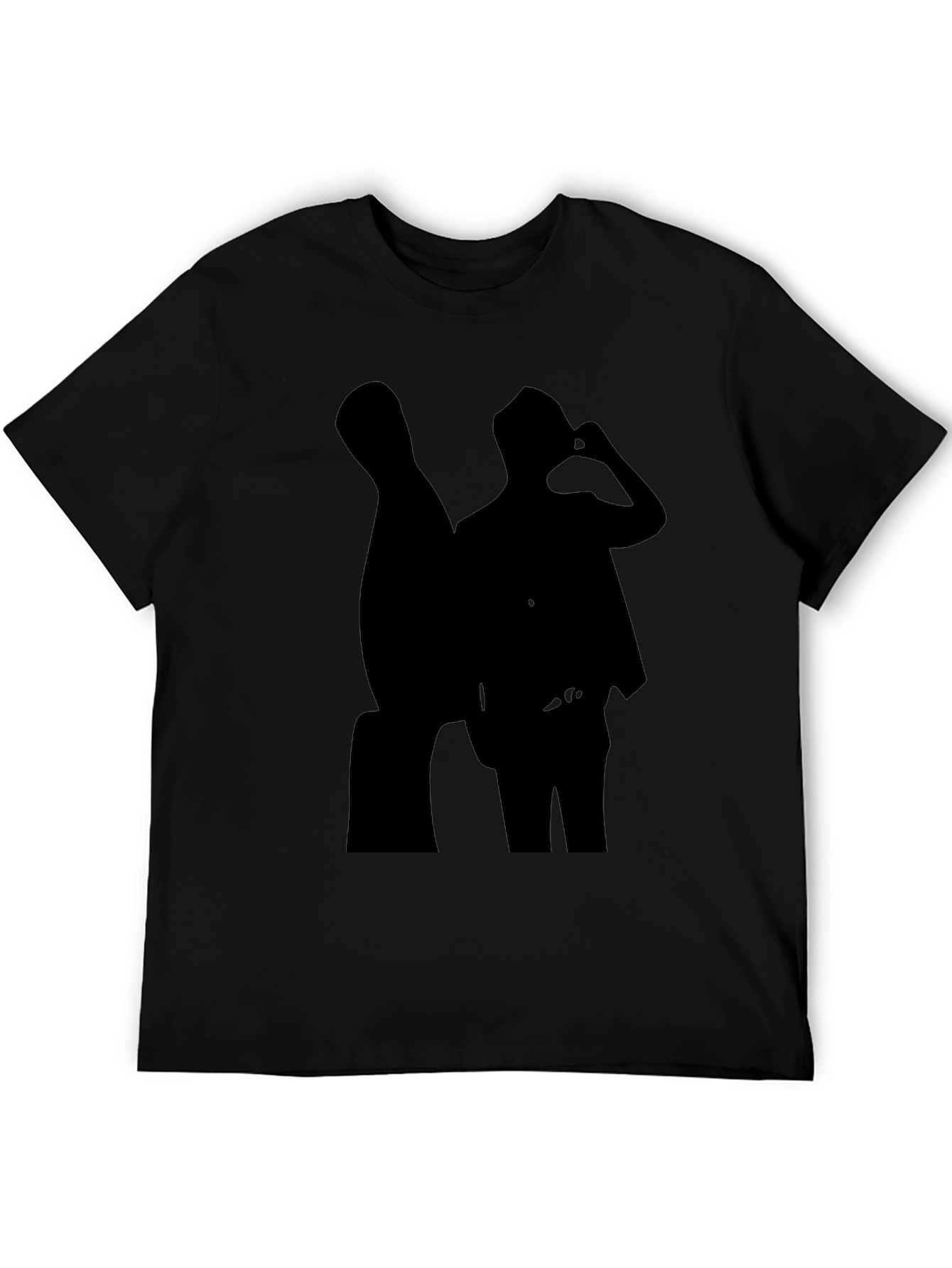 Silhouette Tee: Cool Black Graphic T-Shirt