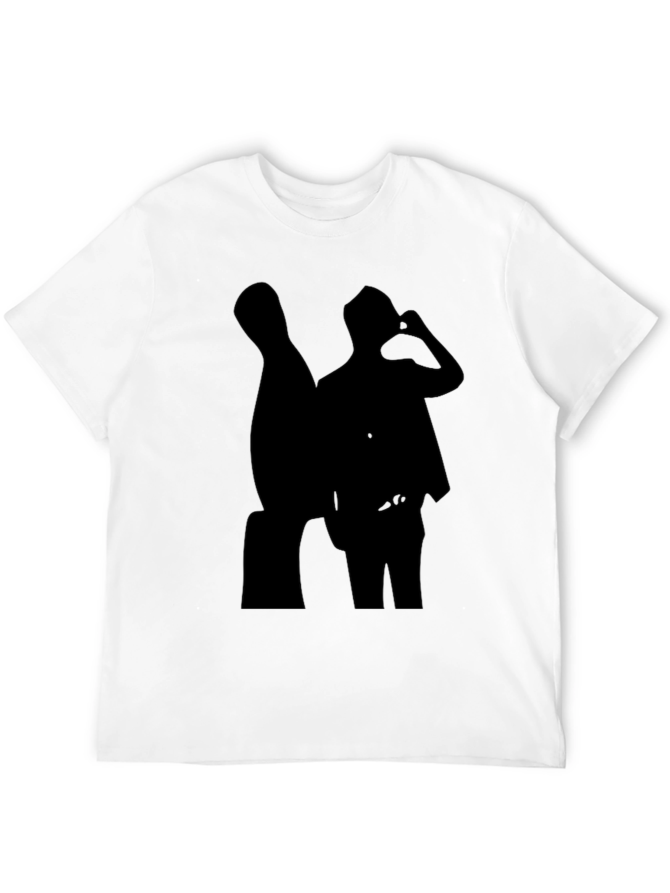 Silhouette Tee: Cool Black Graphic T-Shirt