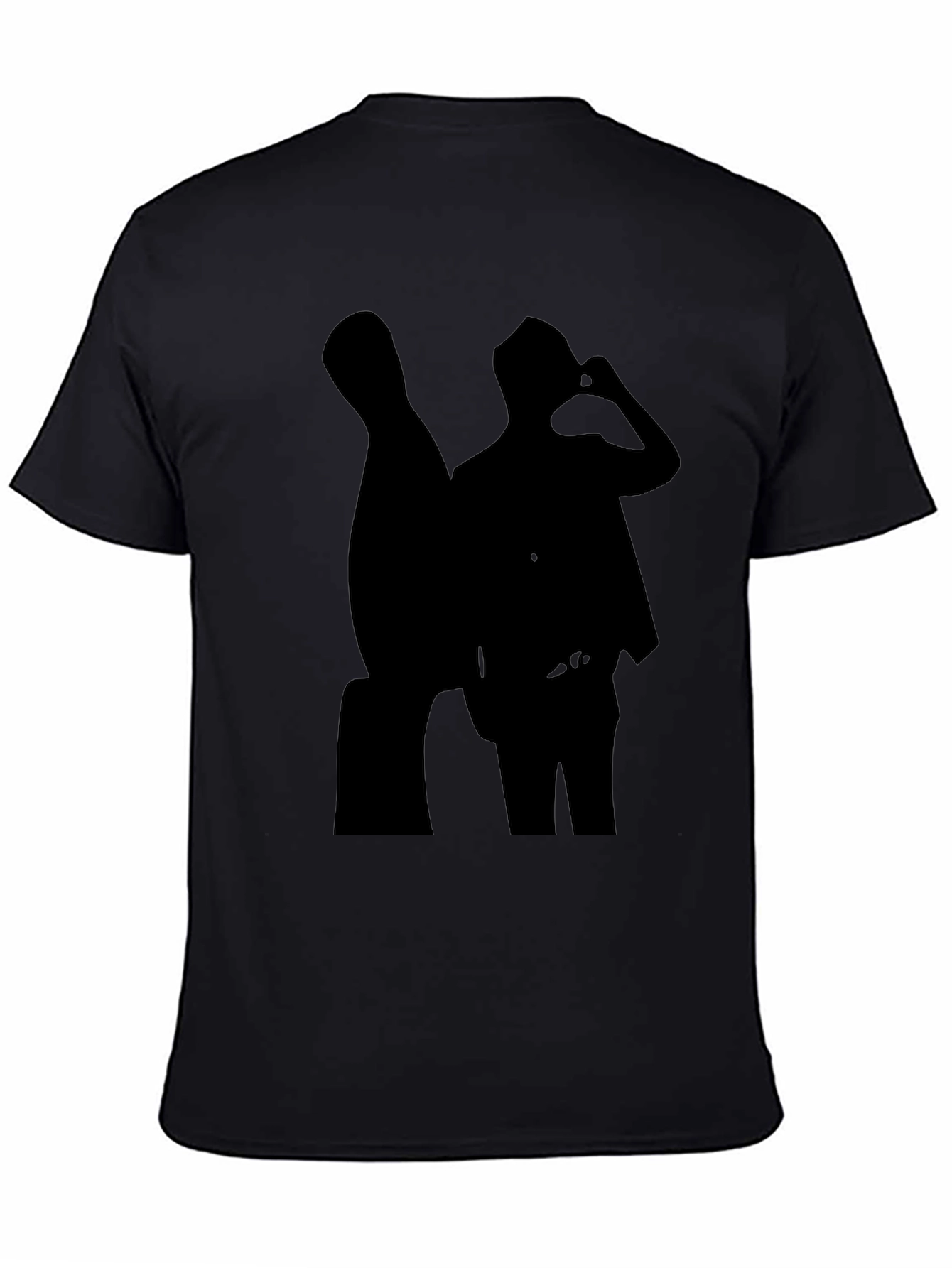Silhouette Tee: Cool Black Graphic T-Shirt