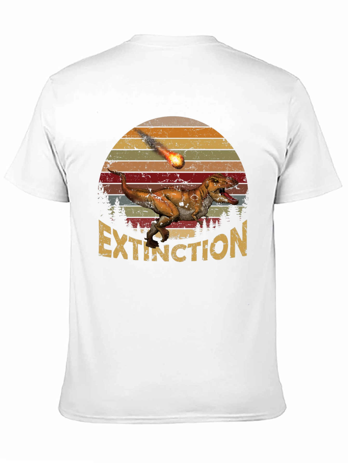 Extinction Dinosaur Graphic T-Shirt
